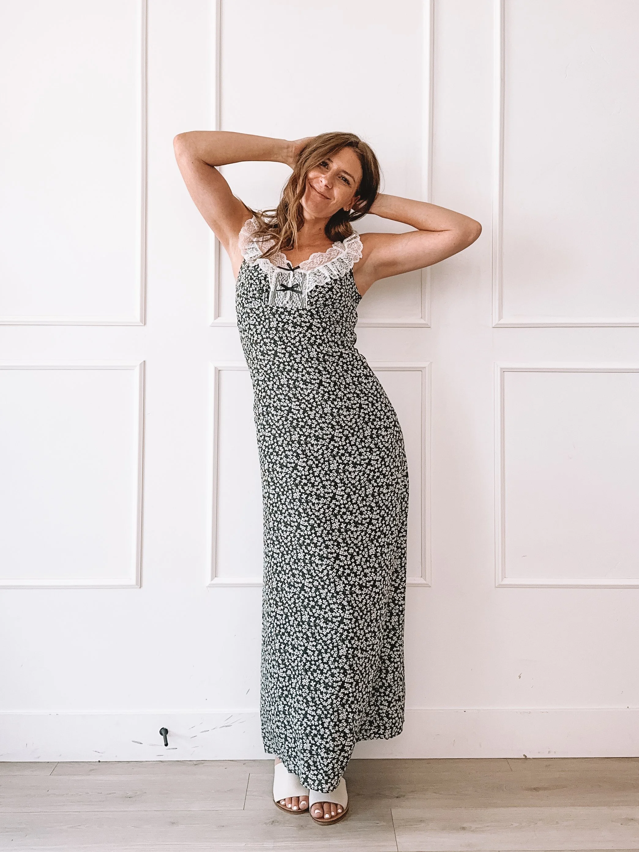 Everyday Summer Outfit Floral Maxi Dress