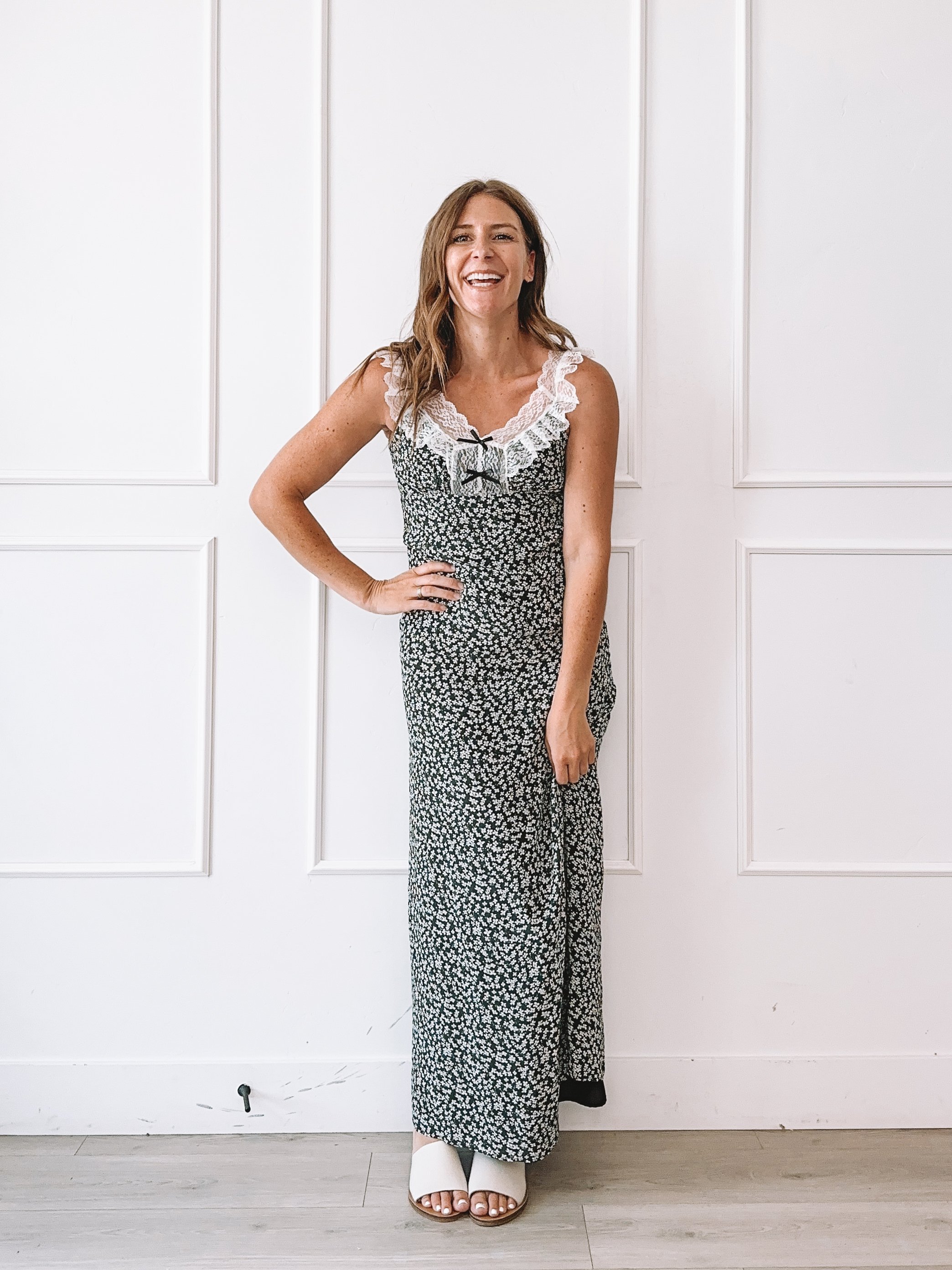 Everyday Summer Outfit Floral Maxi Dress