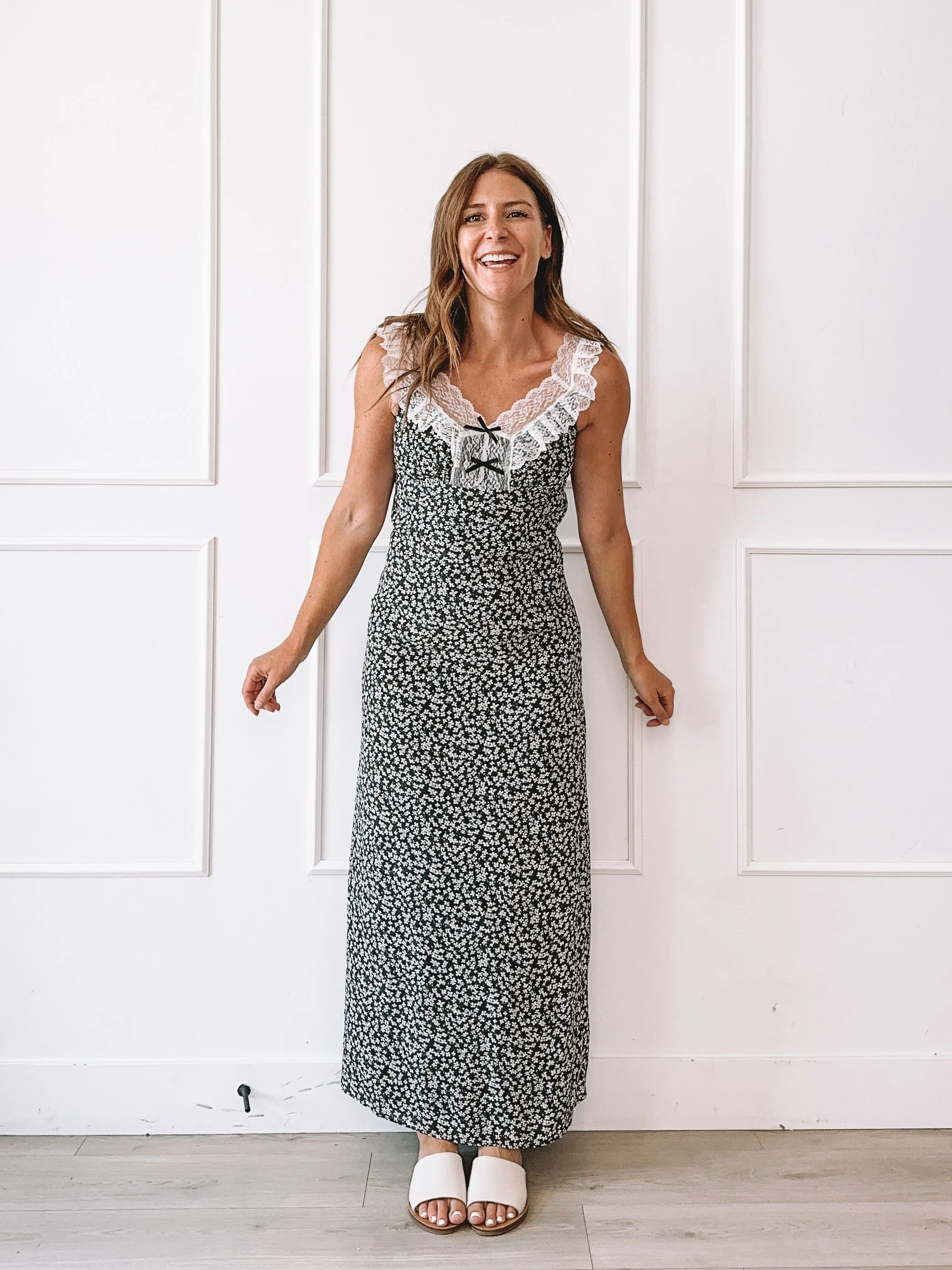 Everyday Summer Outfit Floral Maxi Dress