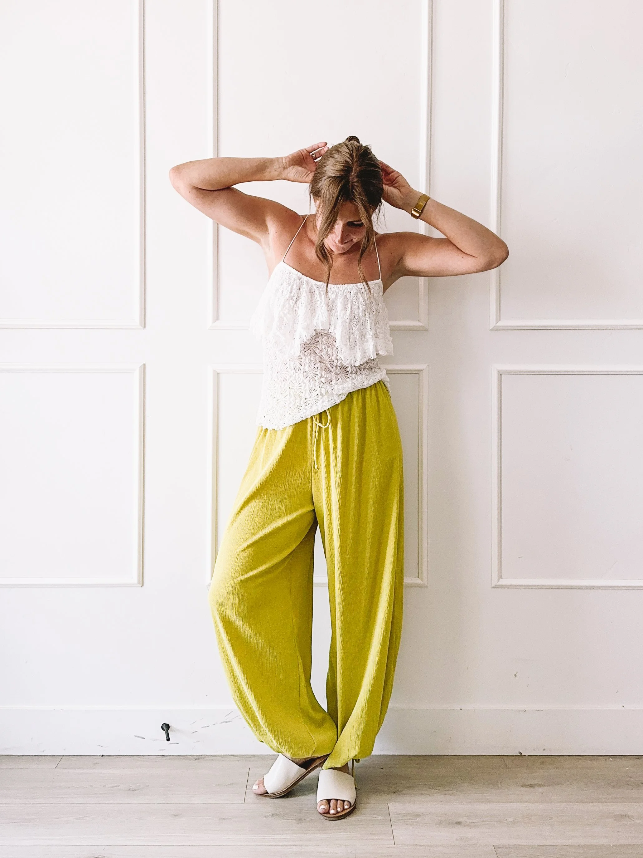 How to Balloon Pants Everyday Summer Outfit