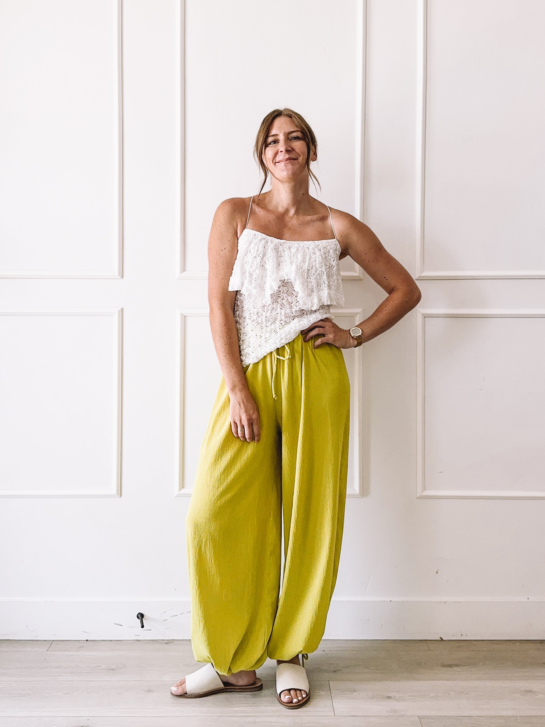 How to Balloon Pants Everyday Summer Outfit