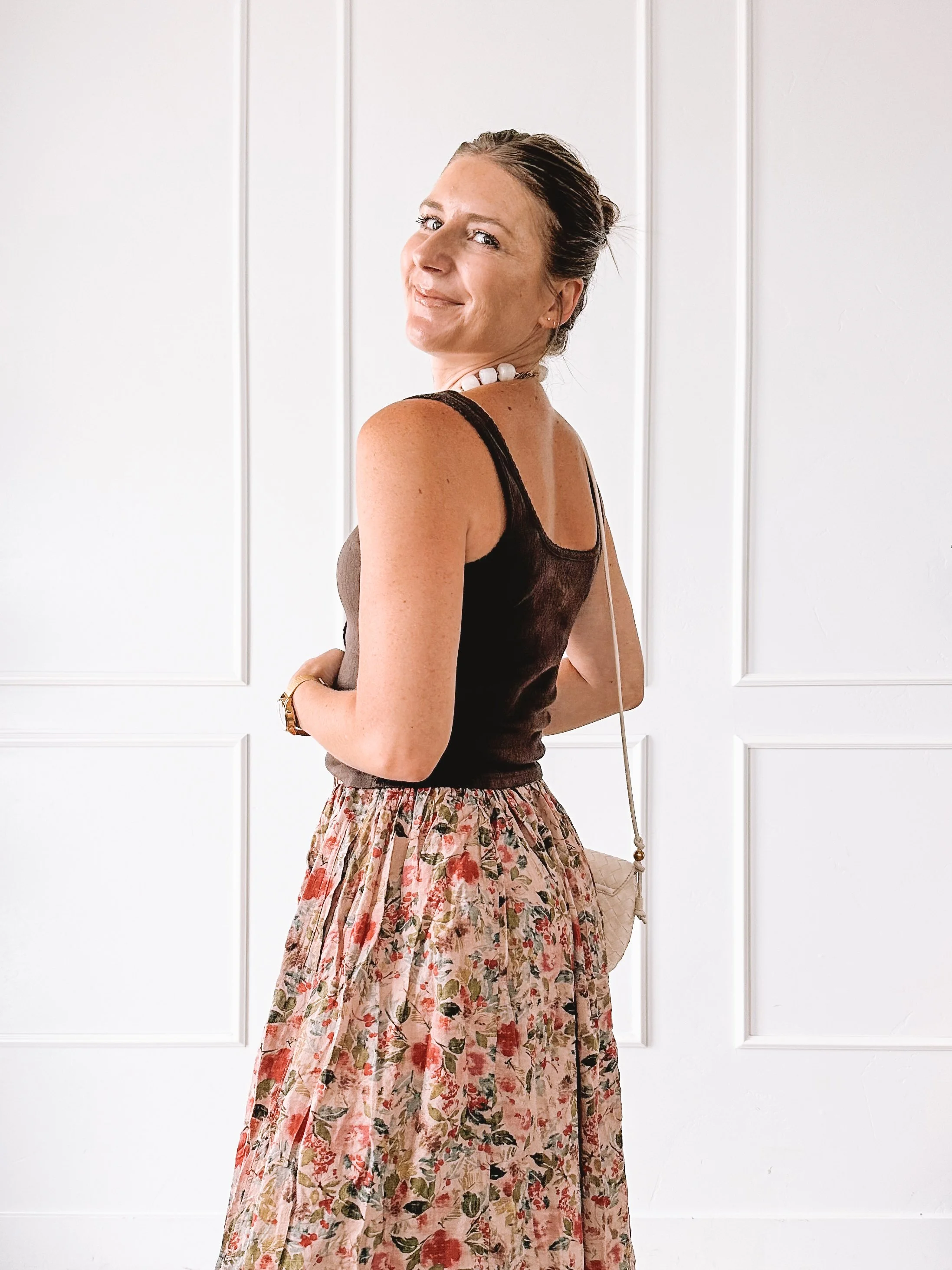 How to Style Wide Leg Floral Pants