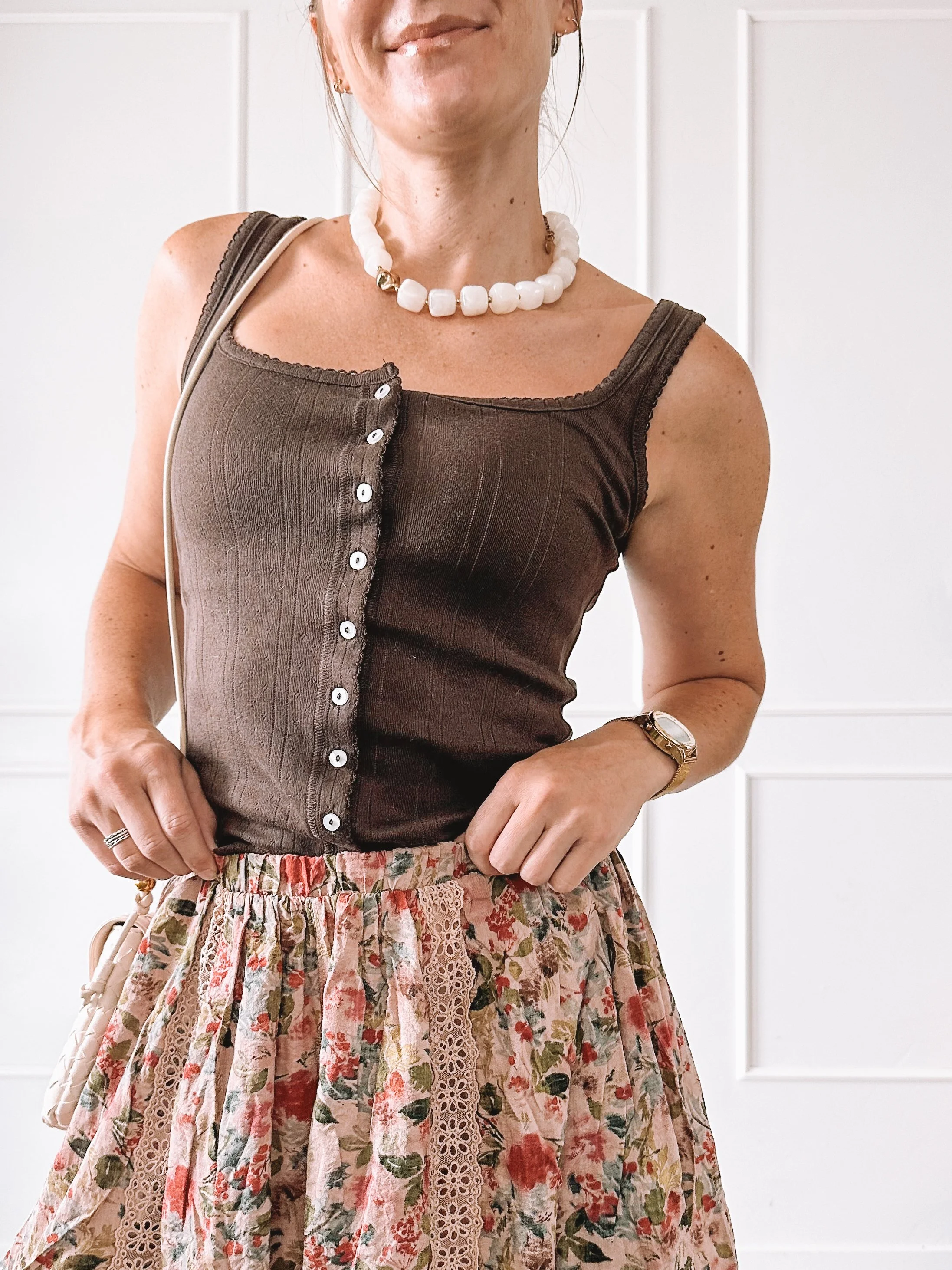How to Style Wide Leg Floral Pants