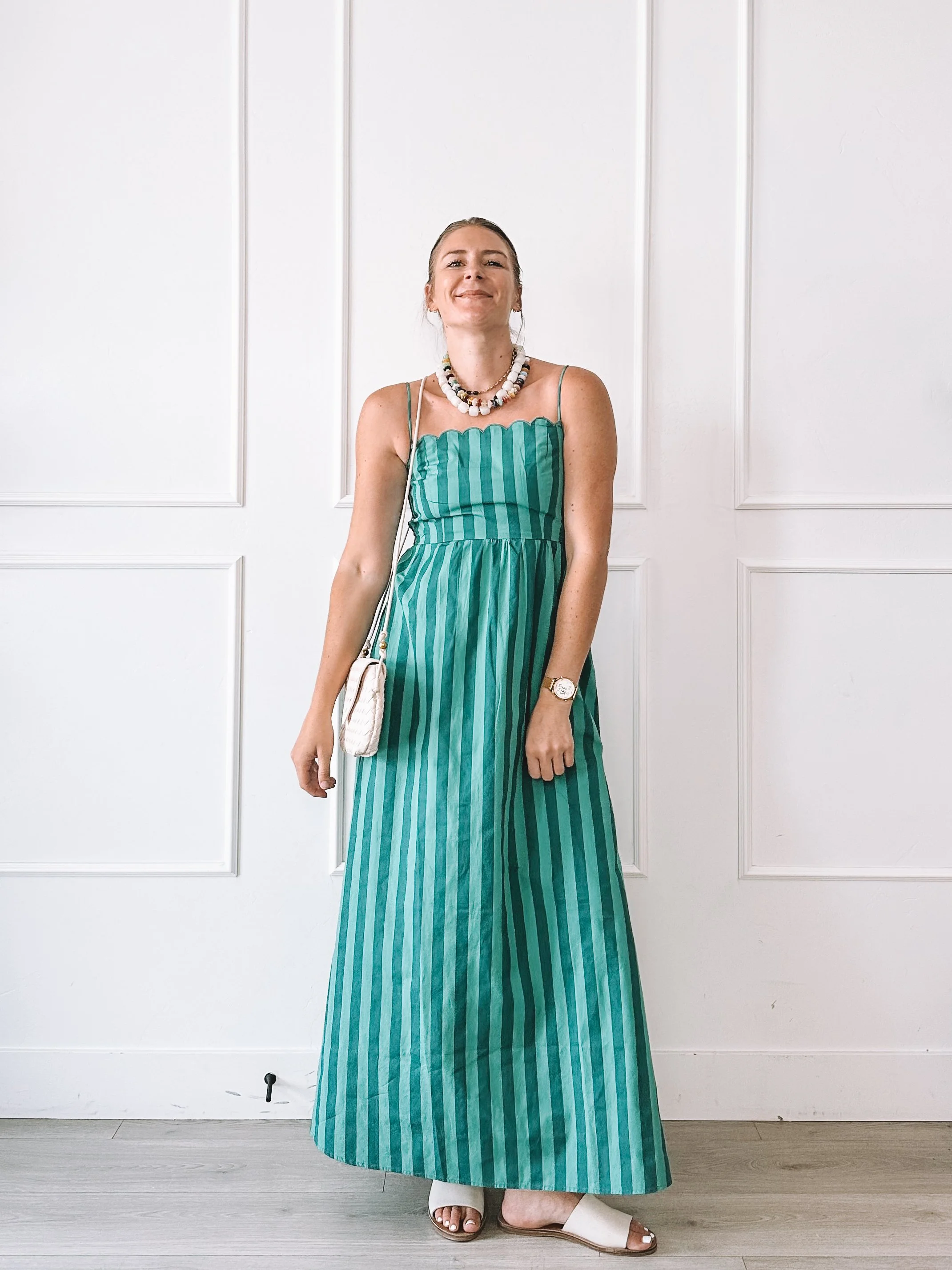 How to Style A Striped Maxi Summer Dress