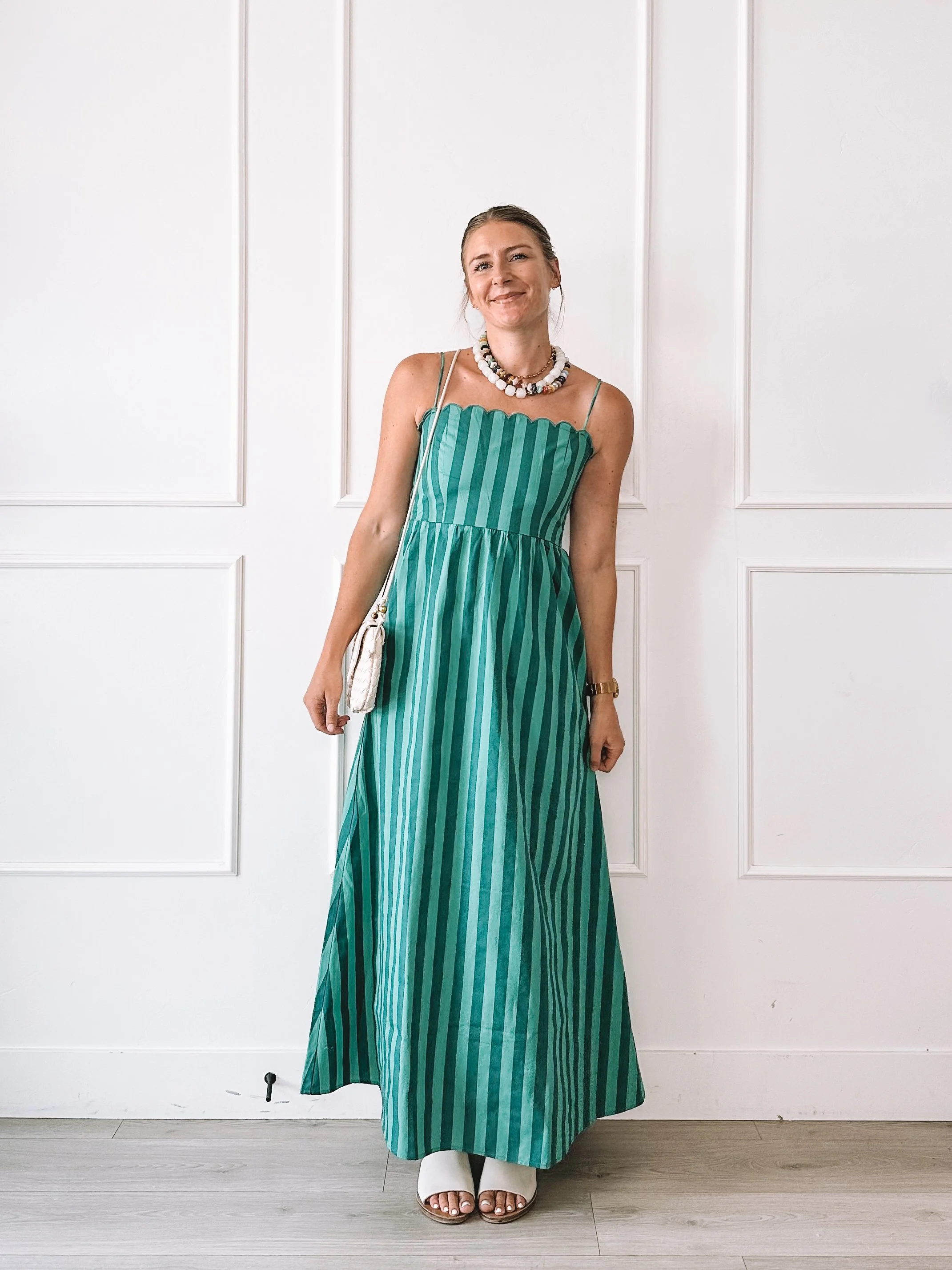 How to Style A Striped Summer Maxi Dress