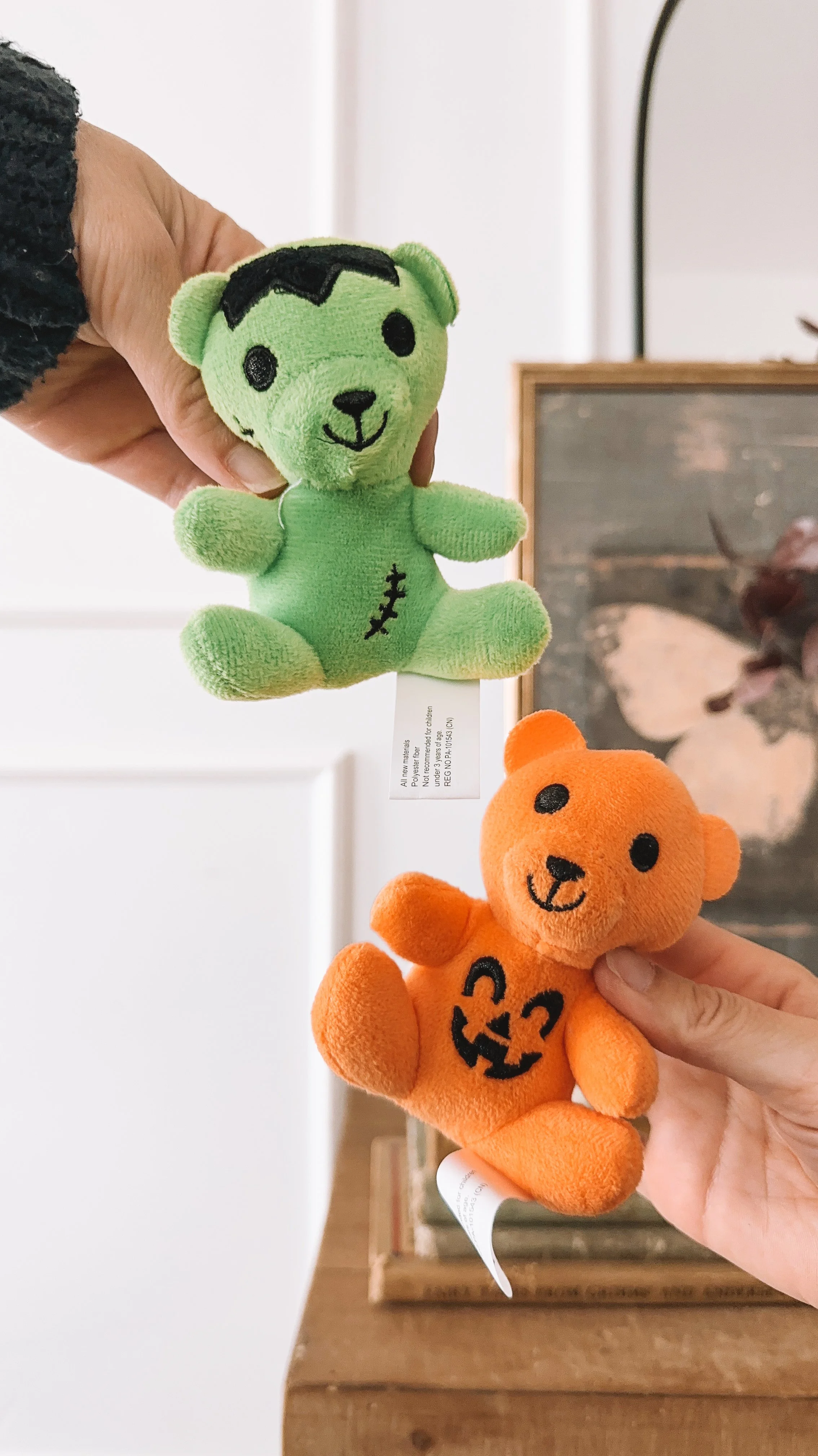 Non Candy Trick or Treat Ideas Mini Halloween Stuffed Bears
