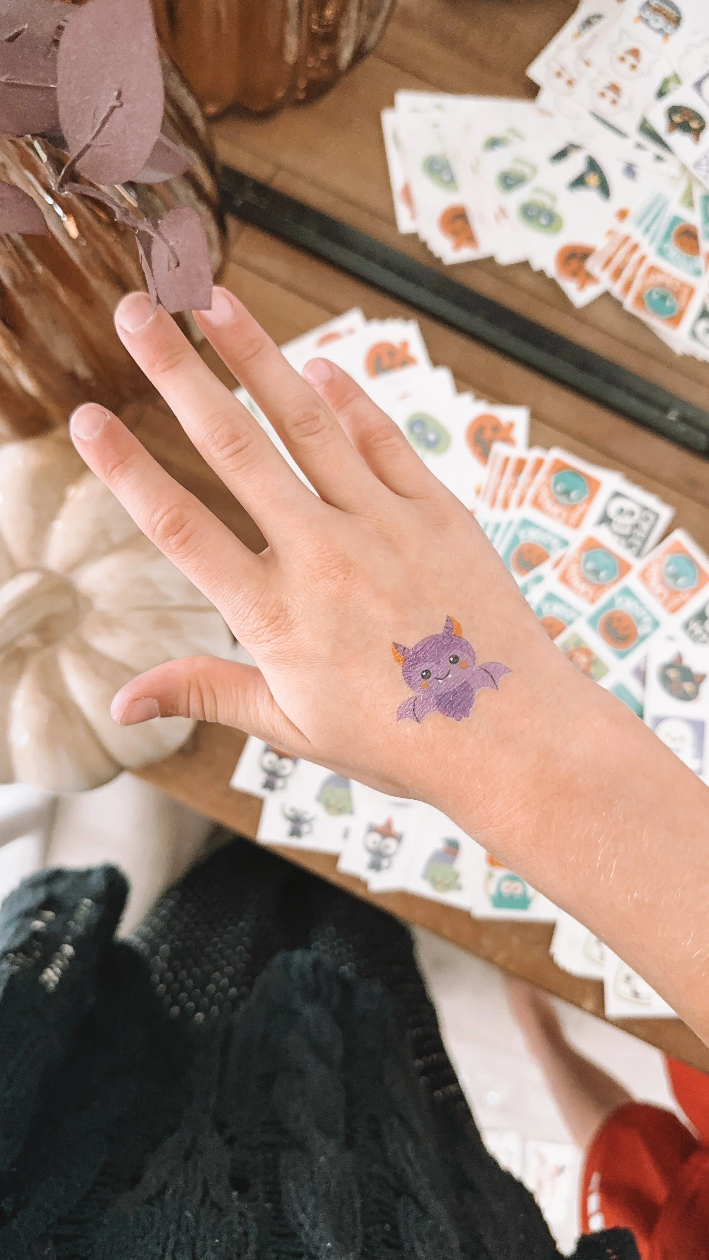 Non Candy Trick or Treat Ideas Halloween Temporary Tattoos