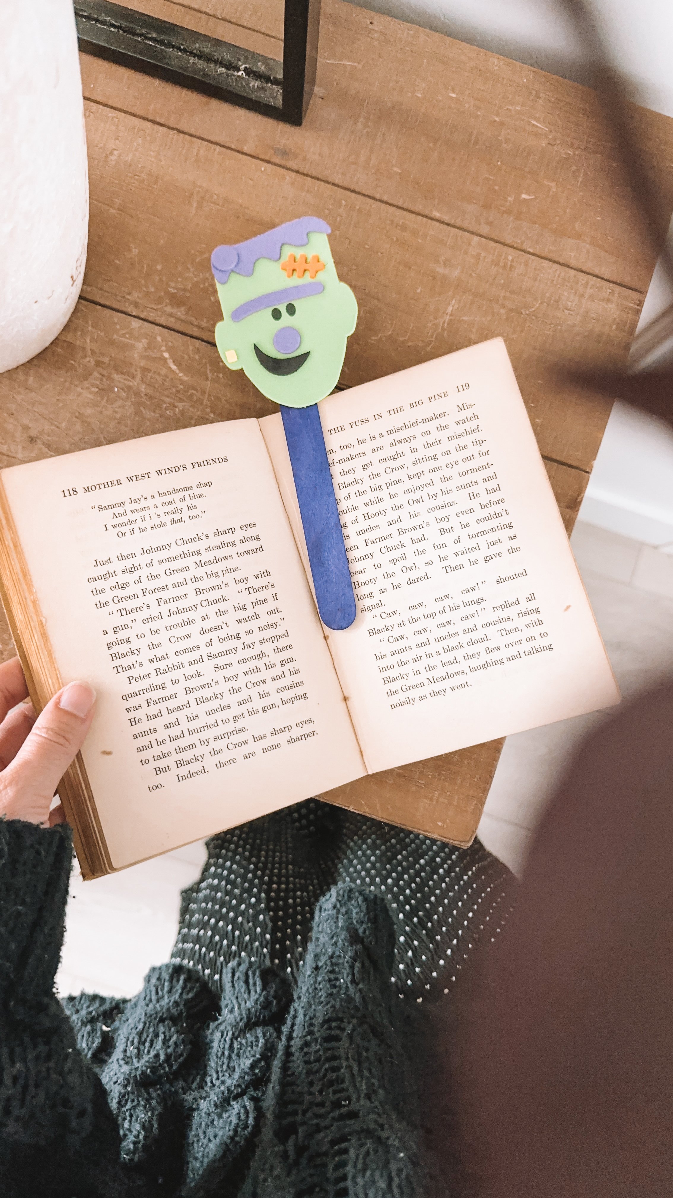 Non Candy Trick or Treat Ideas Halloween Bookmark Craft