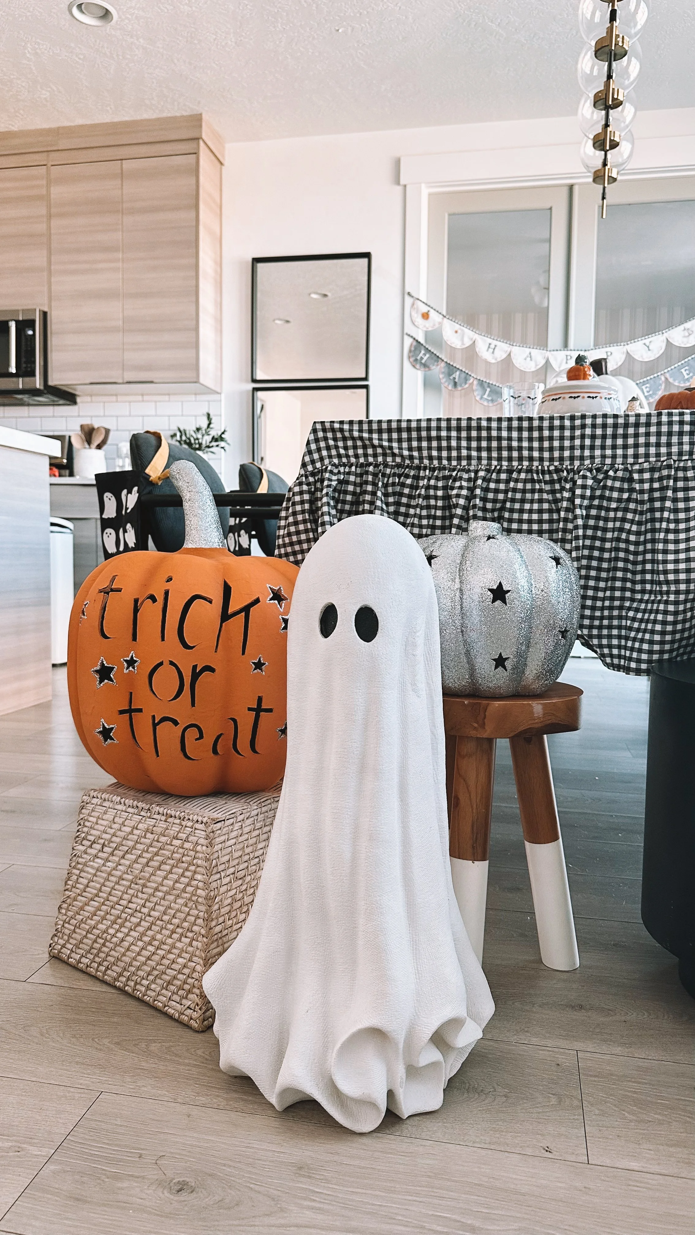 kids halloween party decor ghost figures