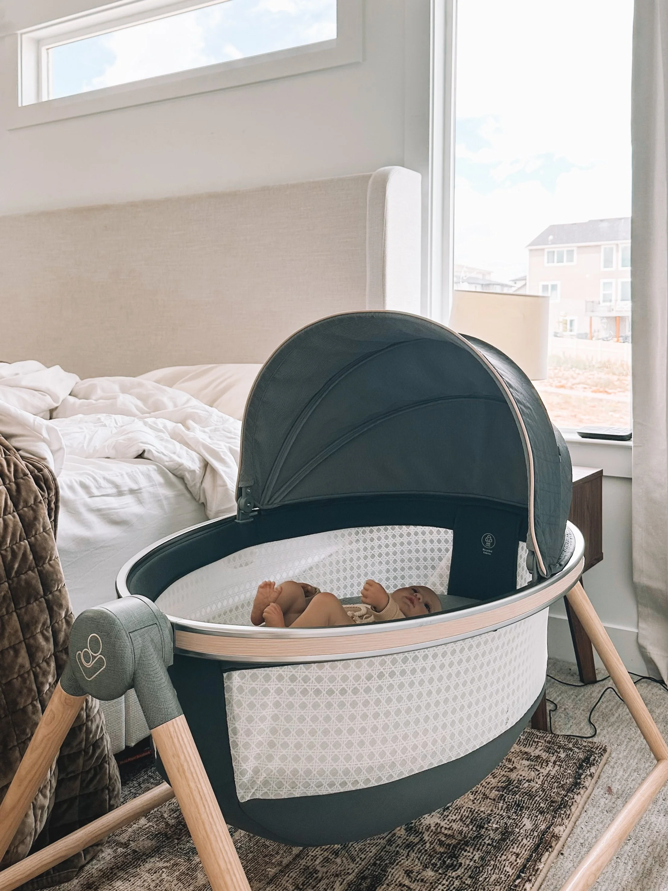 Baby Registry Must Haves I Would Add if I Had a Fifth Baby - Modern Baby Bassinet