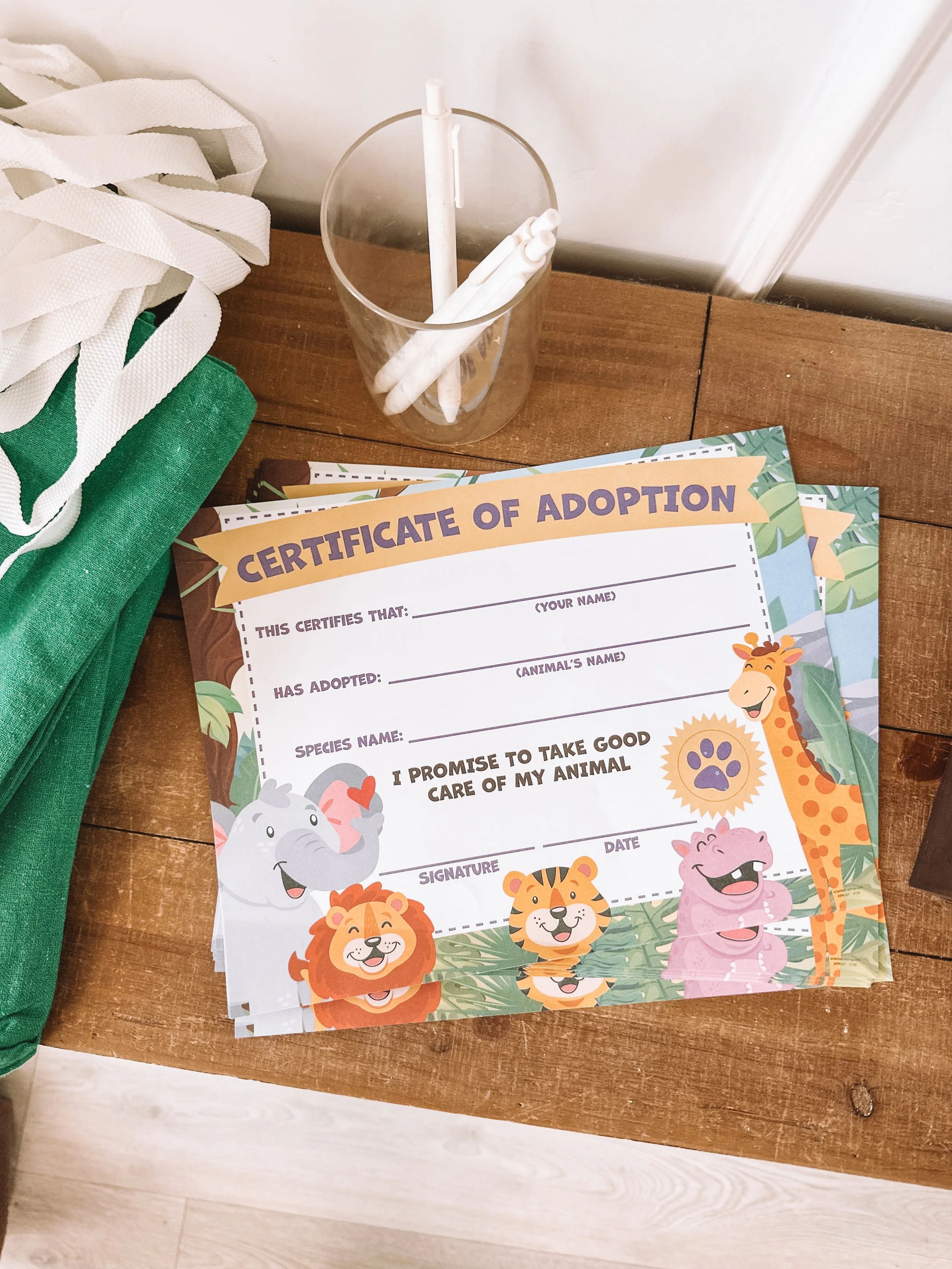 Adopt A Reptile Certificate