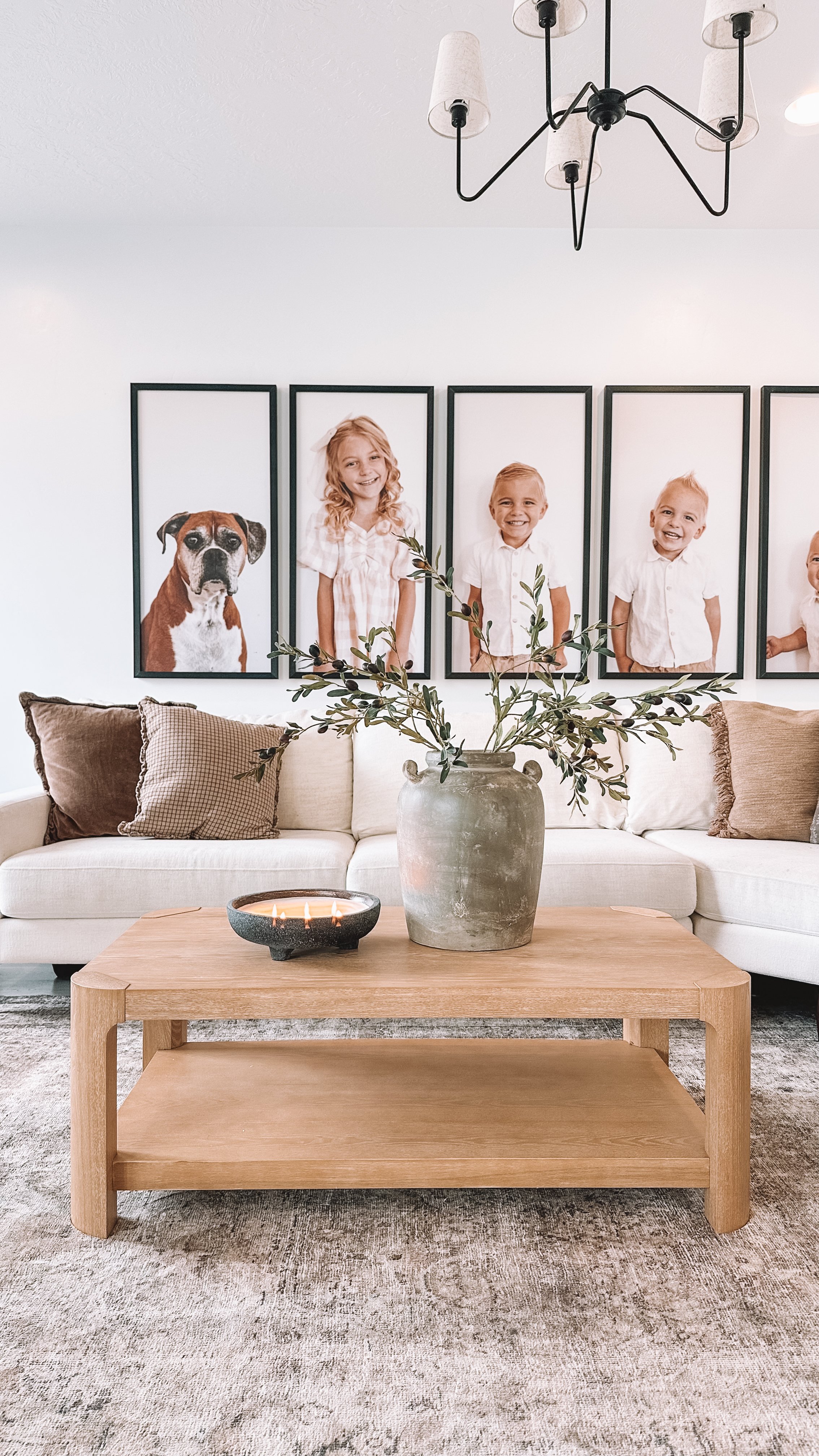 Cozy Fall Living Room Makeover