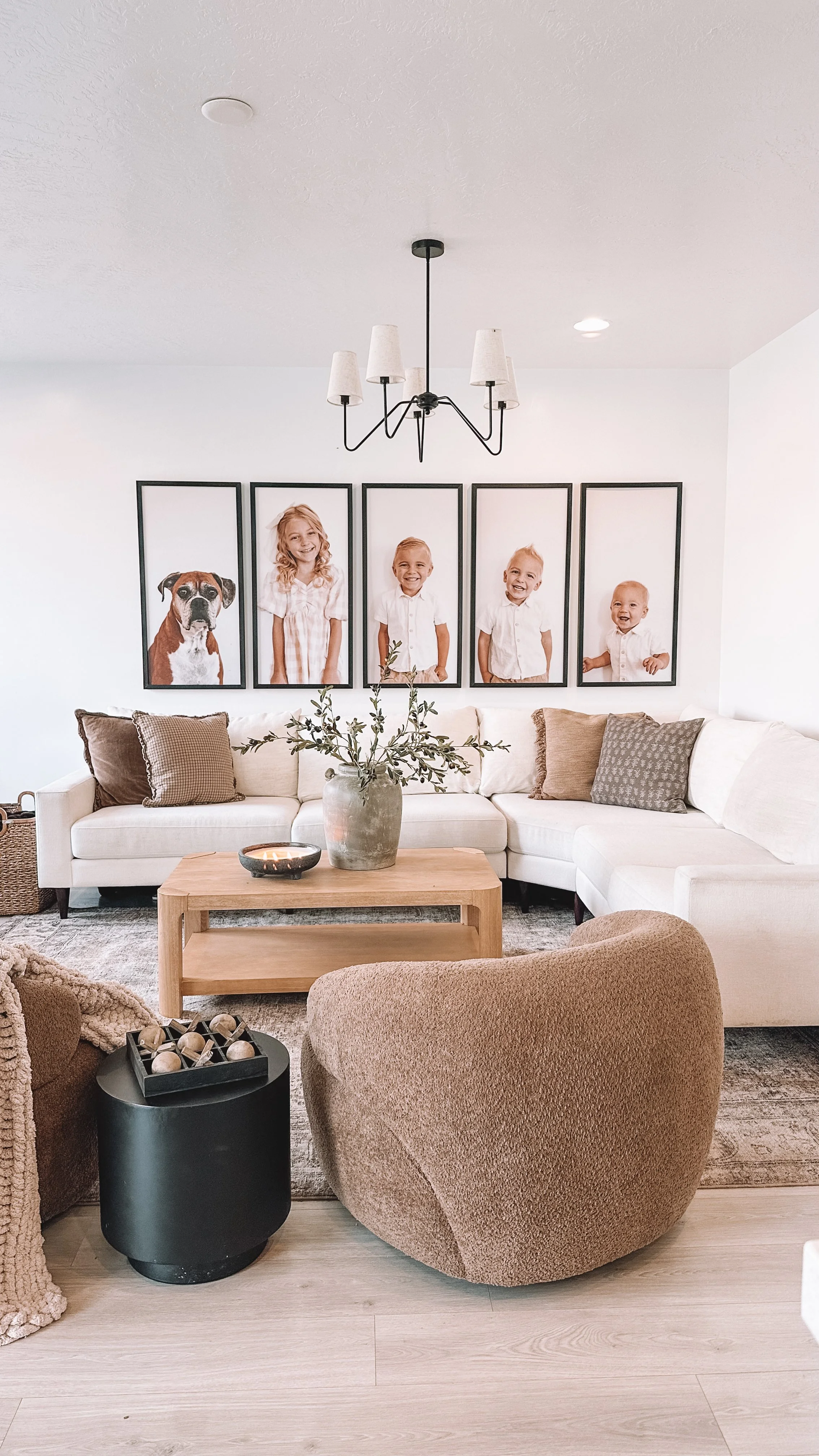 Cozy Fall Living Room Makeover