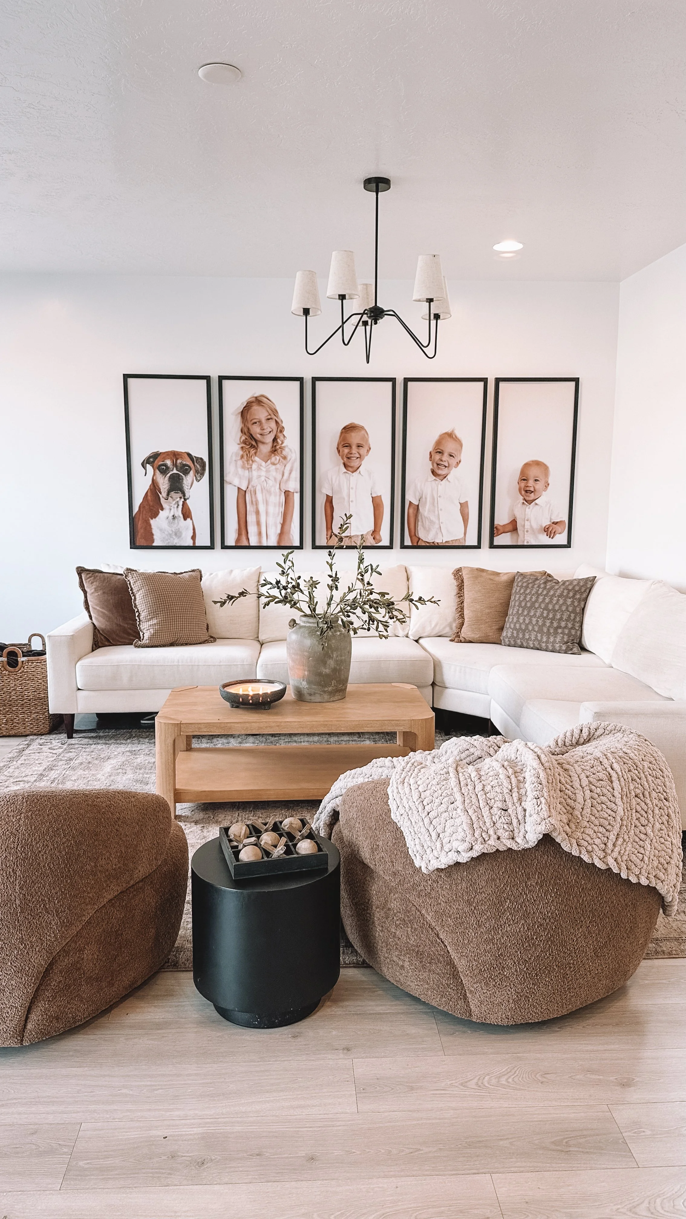 Cozy Fall Living Room Makeover