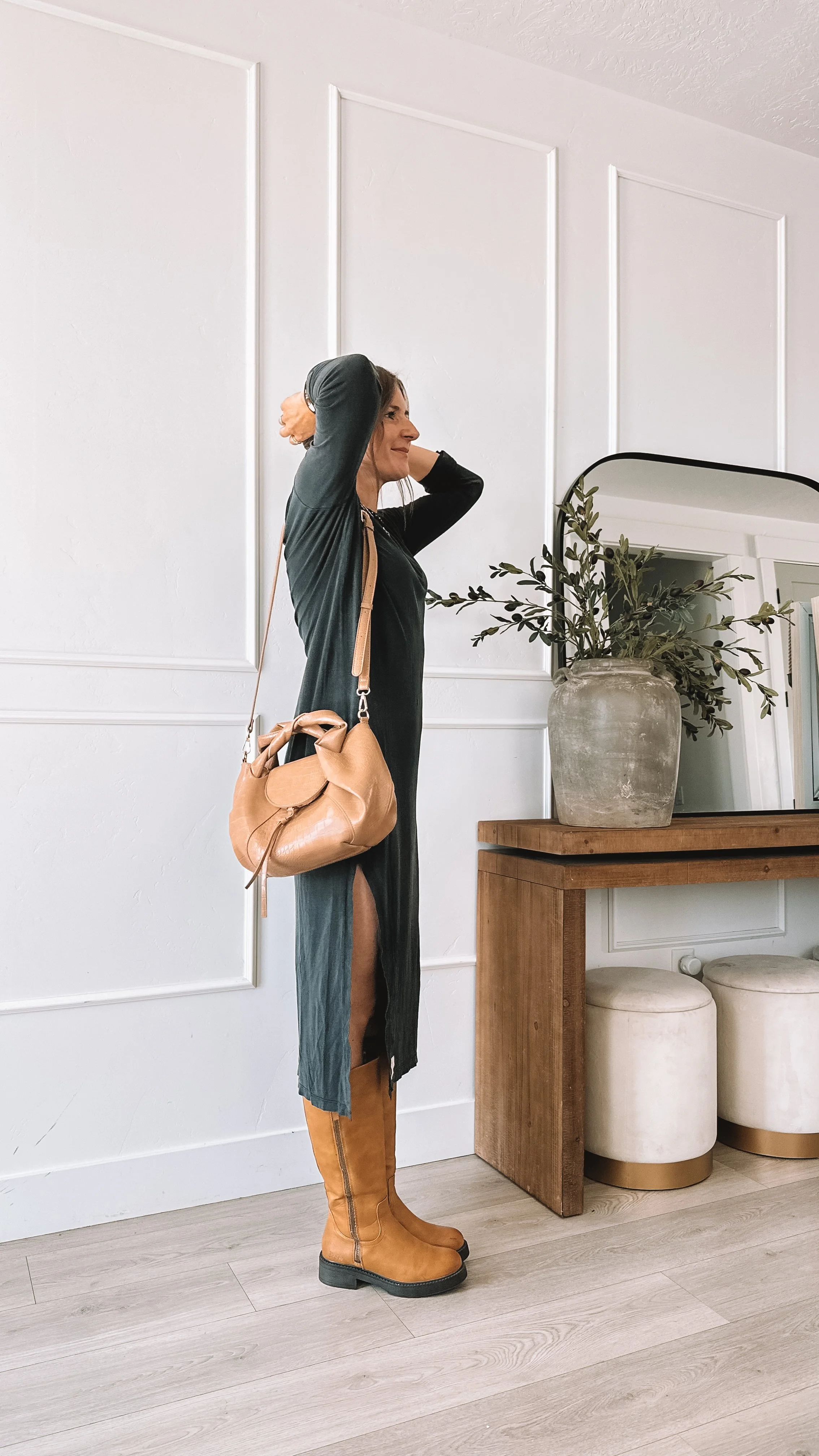 How To Style A T Shirt Dress For Fall