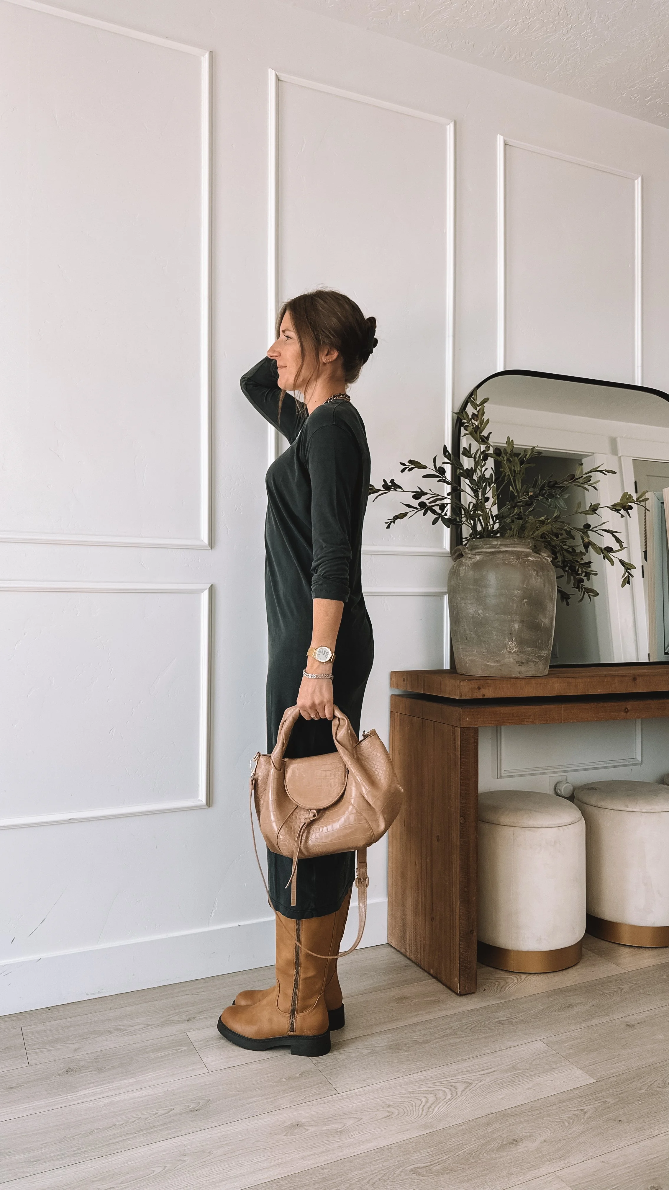How To Style A T Shirt Dress For Fall