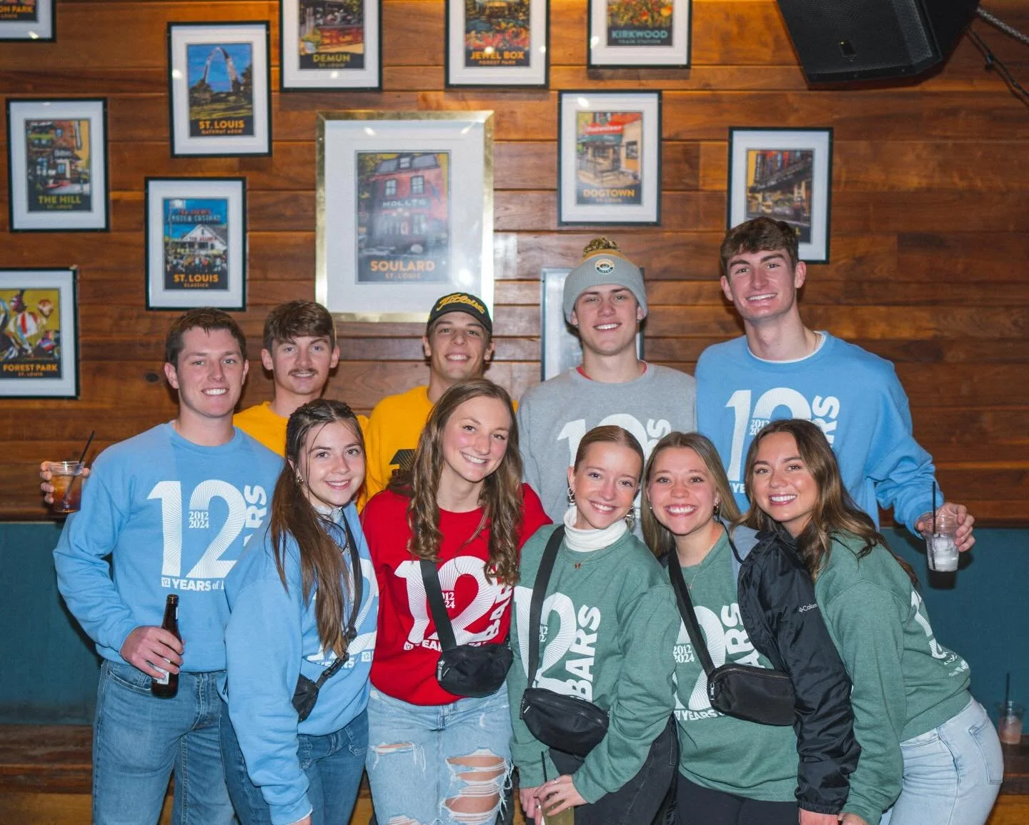 @12barsofcharity is here TODAY! Who&rsquo;s coming by to see us? 🤚 

#stlevents #soulard #barcrawl