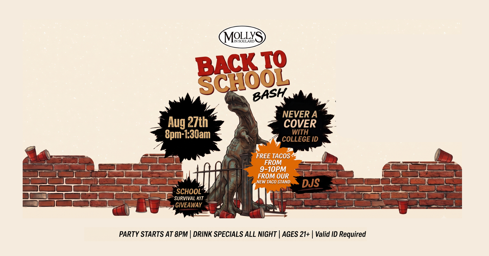 College back to school party 2026