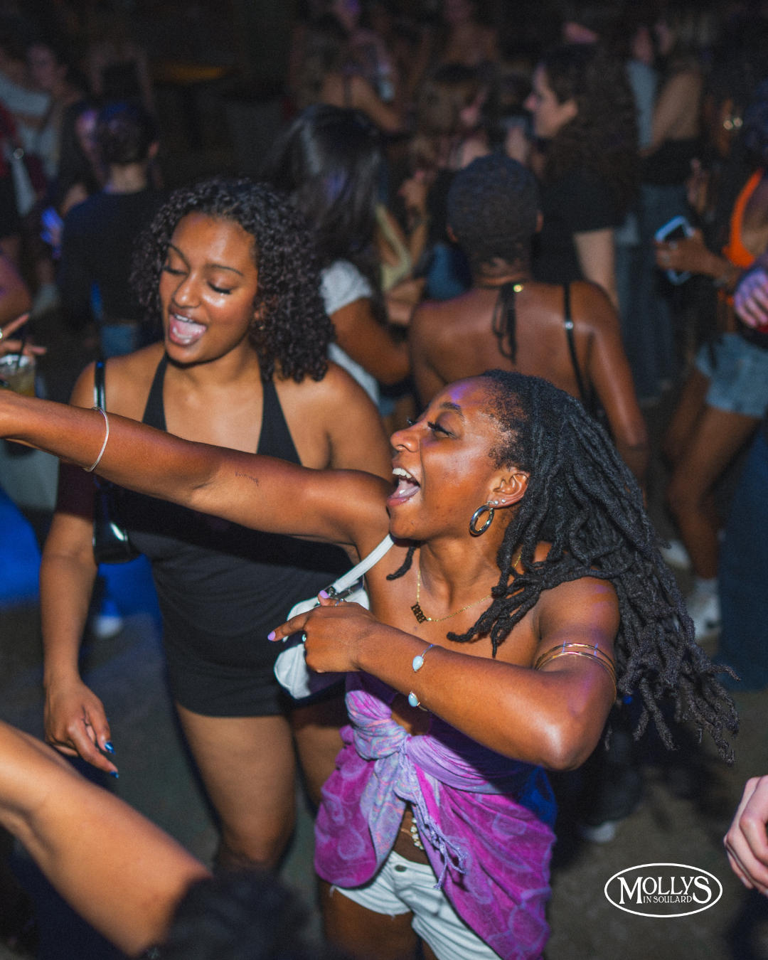 Girls on dance floor