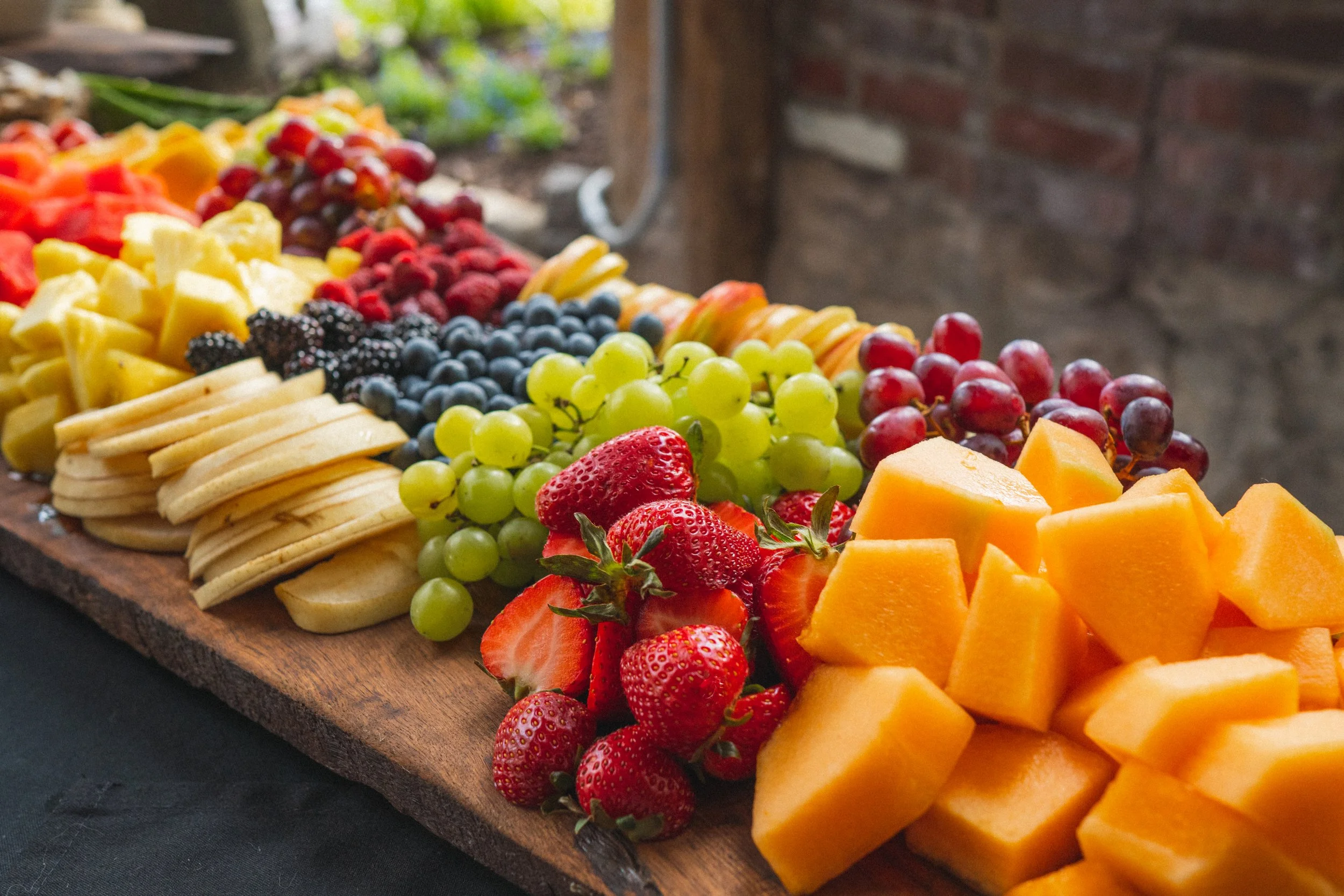 A fruit tray at a Private Event at Molly's