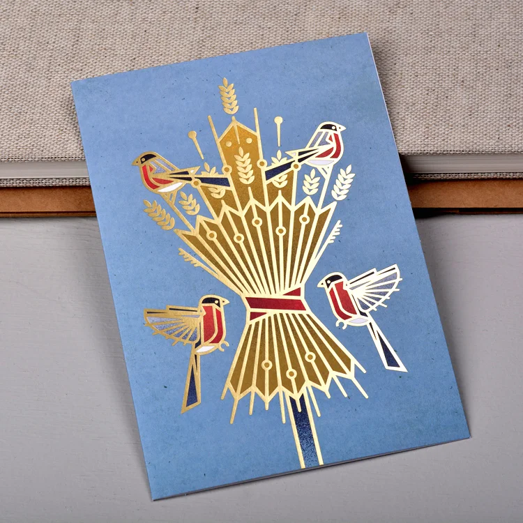 Christmas Sheaf Card, photo courtesy of Stefan Govasli