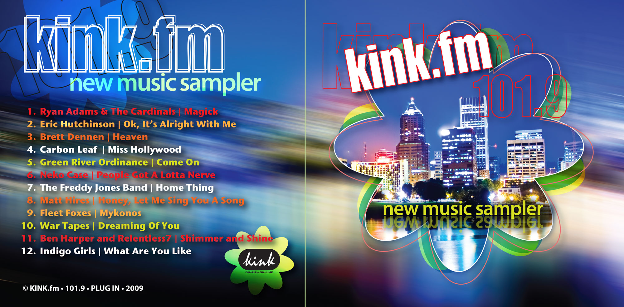 kink.fm new music cd sampler