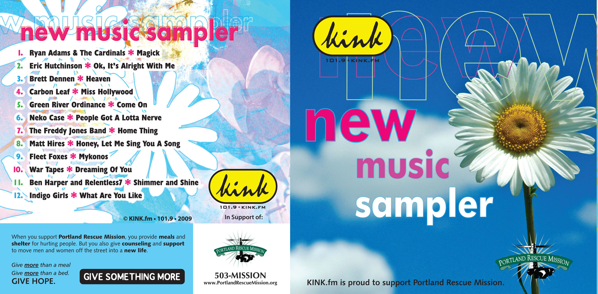 kink.fm road music sponsored by Portland Rescue MIsson