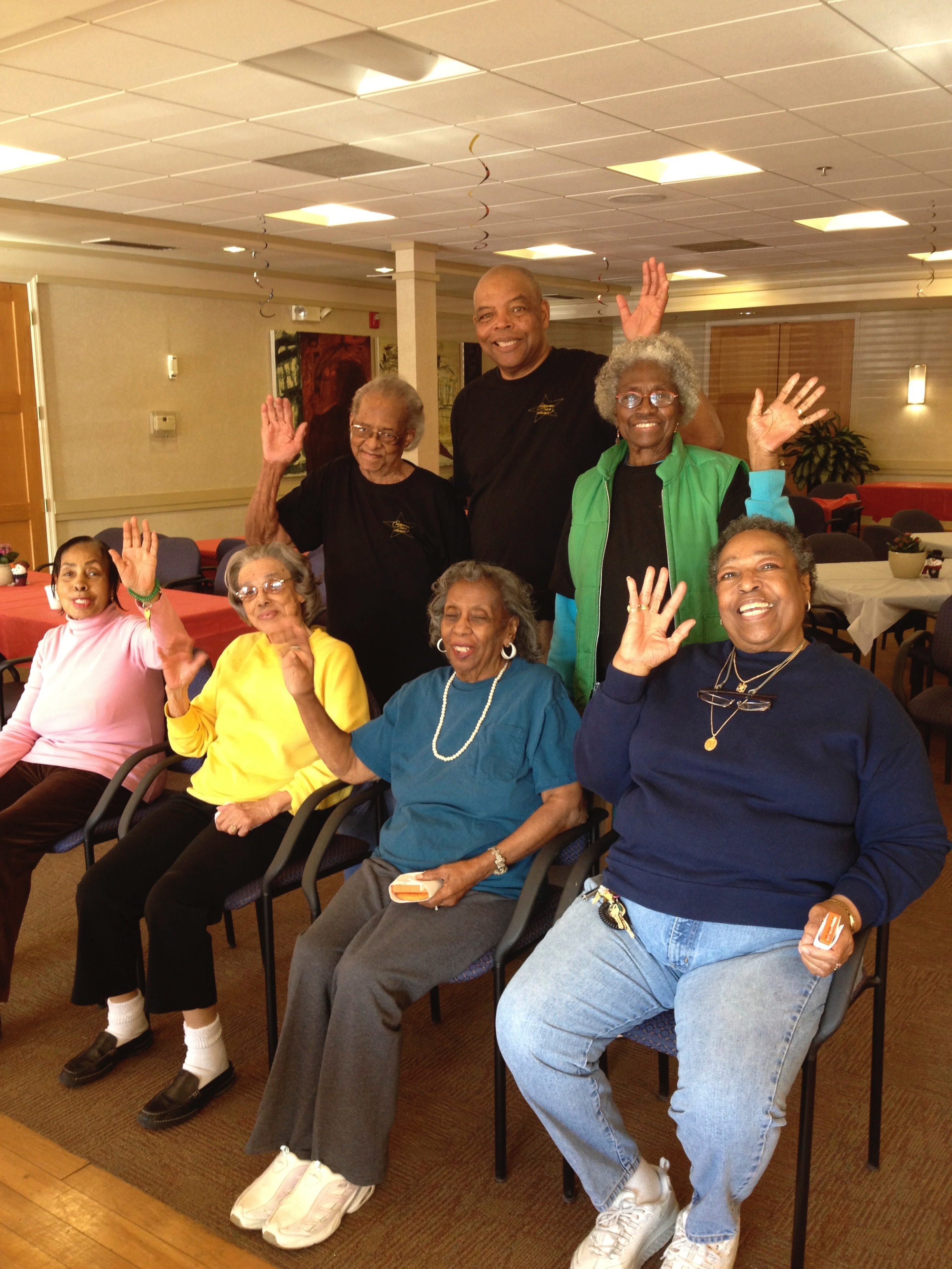 Some of our BDASL Seniors getting excited for their classes