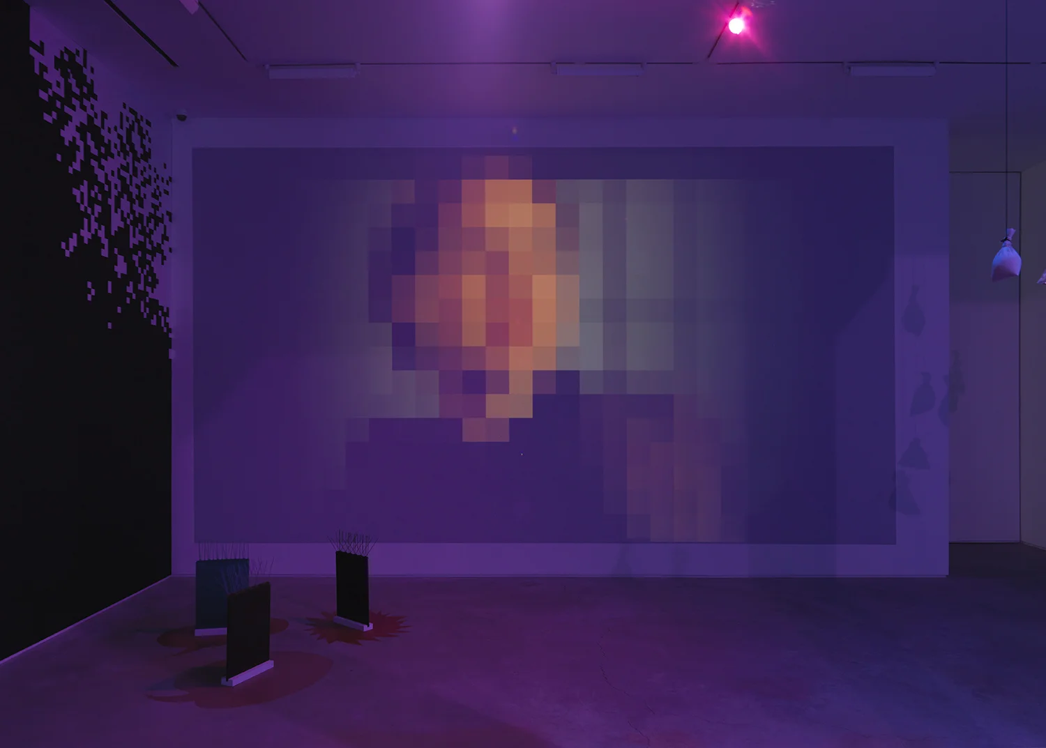 Stealing one’s own corpse (an alternative set of footholds for an ascent into the dark) Part 2 – Swimming in rivers of glue – The perspective of perspective. 2016, digital video projection, 9 minutes 57 seconds, dimensions variable