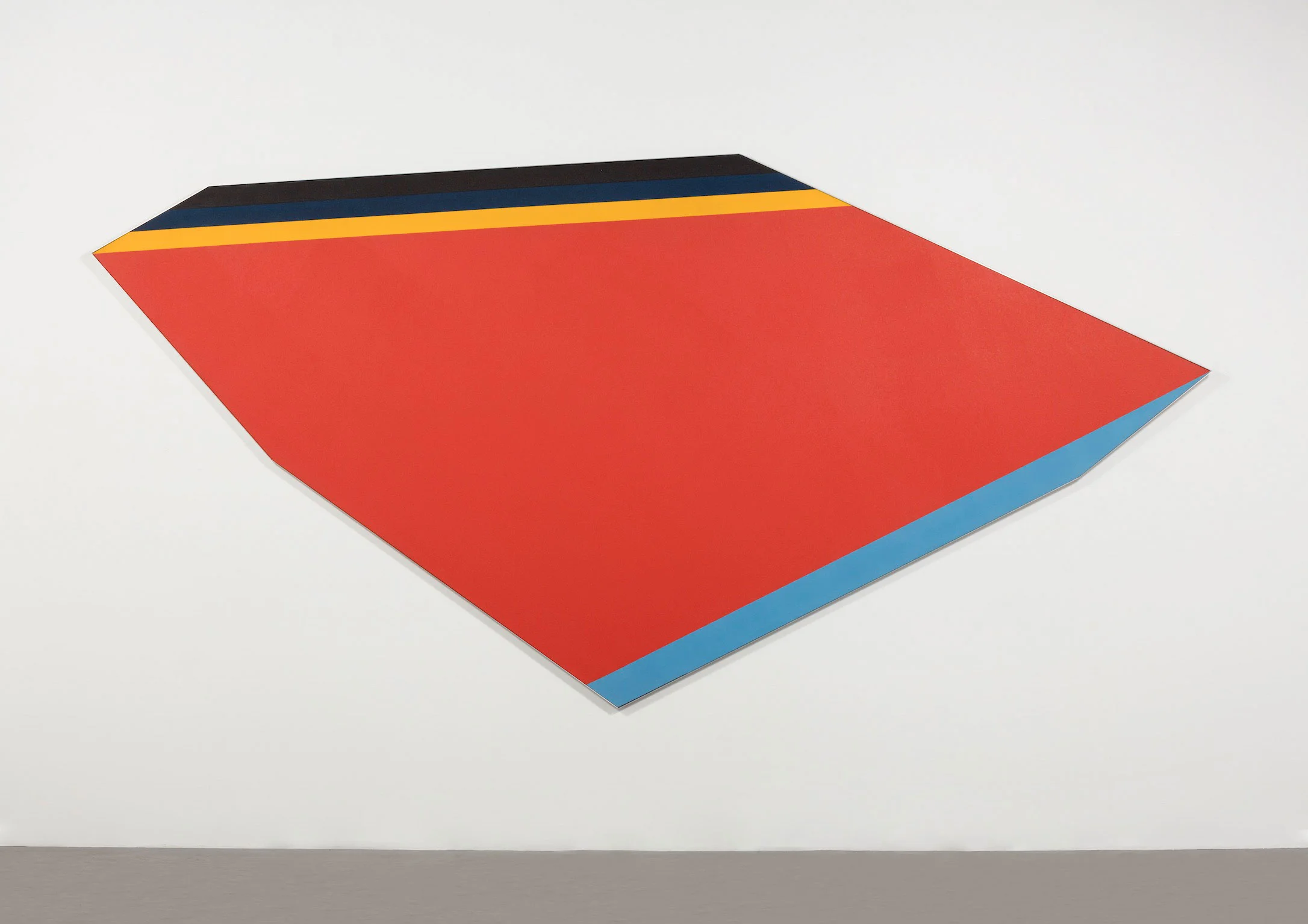 Kenneth Noland Adjoin, 1980 Acrylic on canvas 89 7/8 x 178 3/4 inches (228.3 x 454 cm) © Estate of Kenneth Noland/Licensed by VAGA, New York, NY