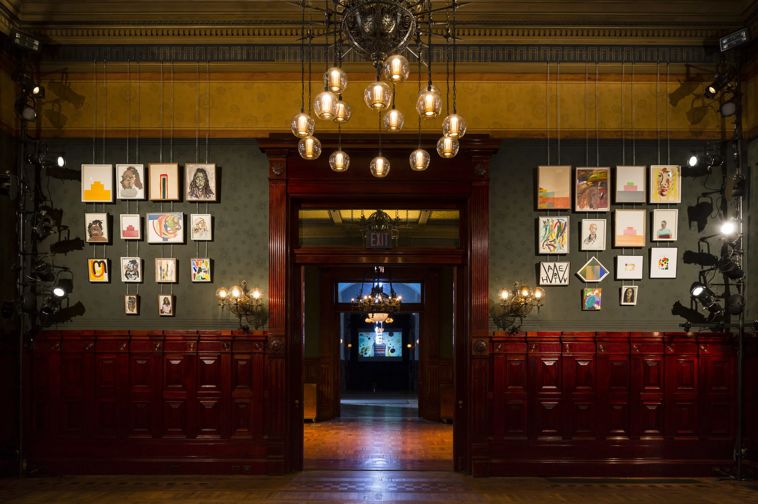 Installation view of Martin Creed: The Back Door at Park Avenue Armory, on view June 8 - August 7, 2016. Photo by James Ewing; image courtesy Park Avenue Armory.