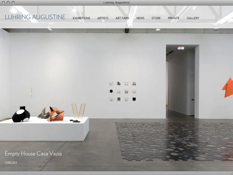 Luhring Augustine website designed by exhibit-E