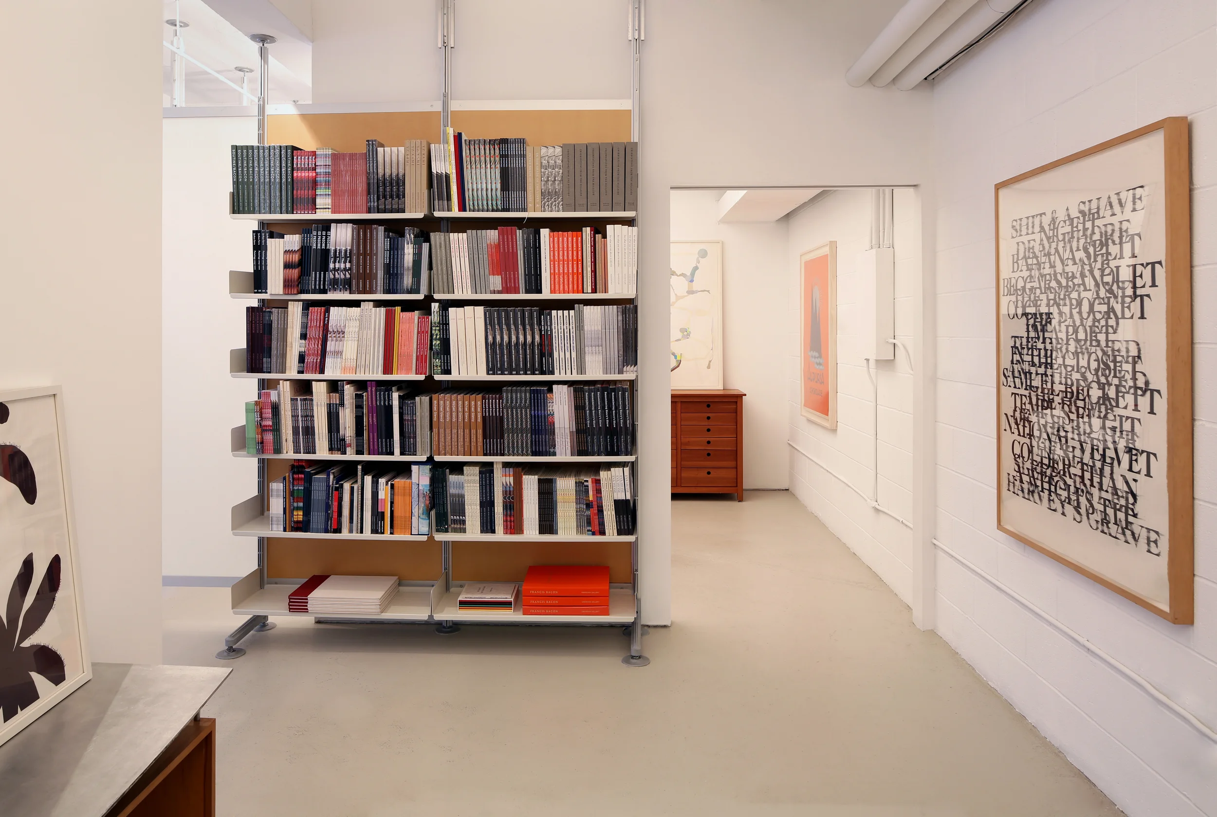 View of exhibit-E office. Photo by Steven Rothfeld