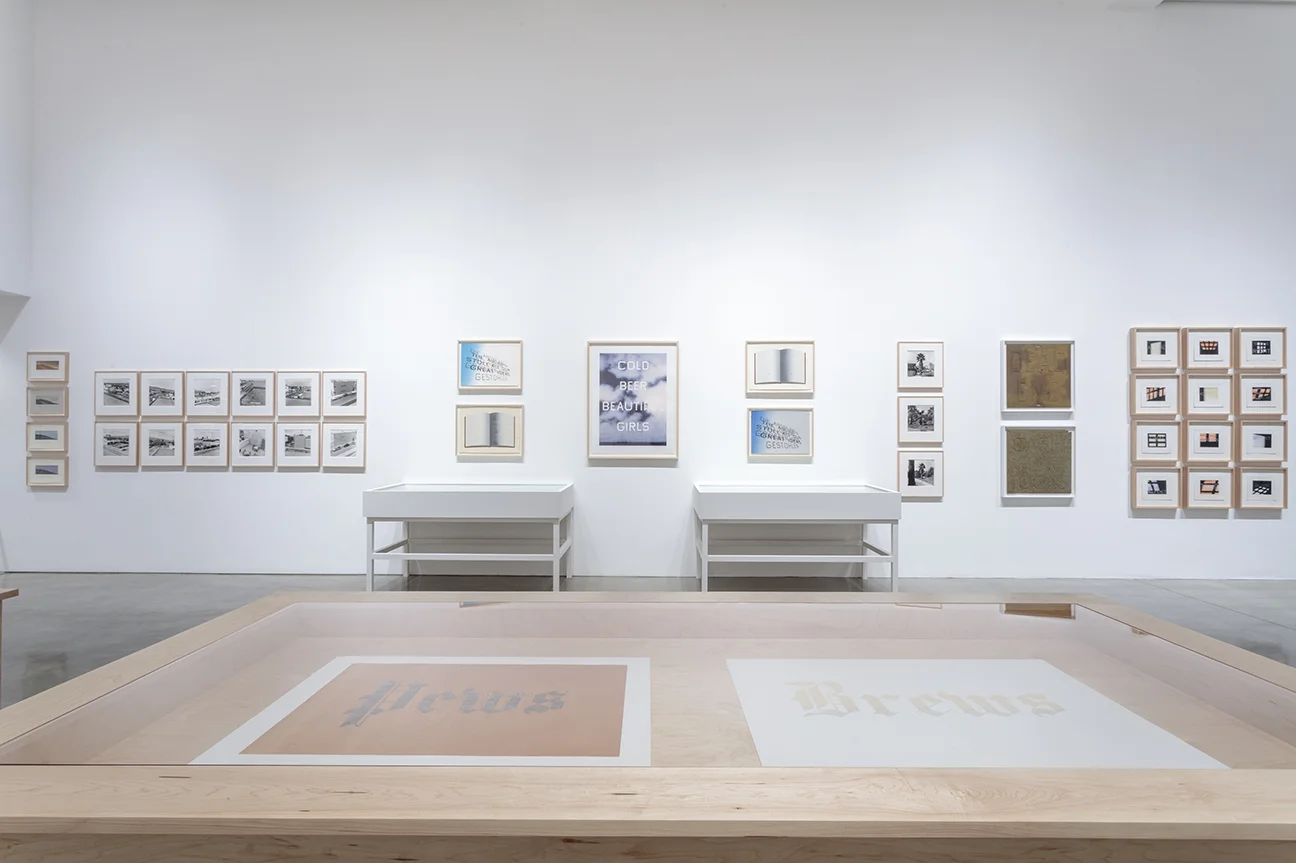 All artworks © Ed Ruscha. Courtesy of the artist and Gagosian Gallery. Photography: Josh White/JWPictures.com.