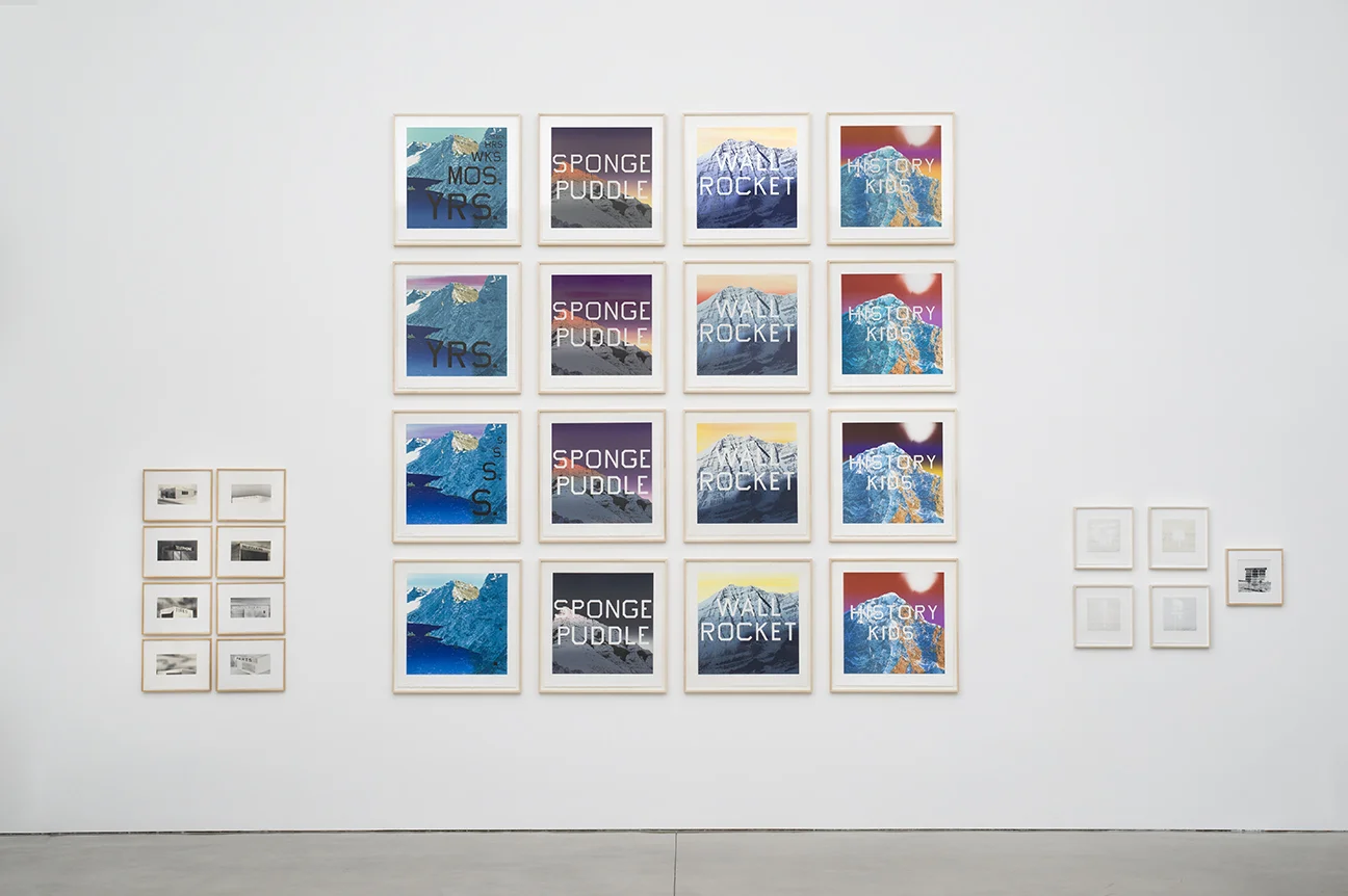 All artworks © Ed Ruscha. Courtesy of the artist and Gagosian Gallery. Photography: Jeff McLane.