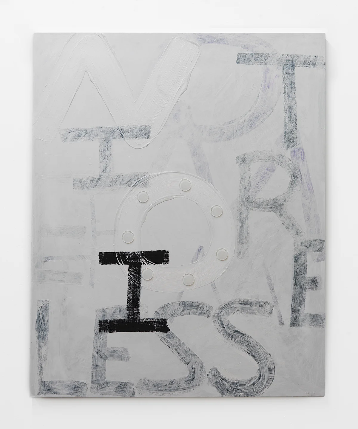 Timeless 2016 Acrylic and glass tile on wood 60 x 48 inches