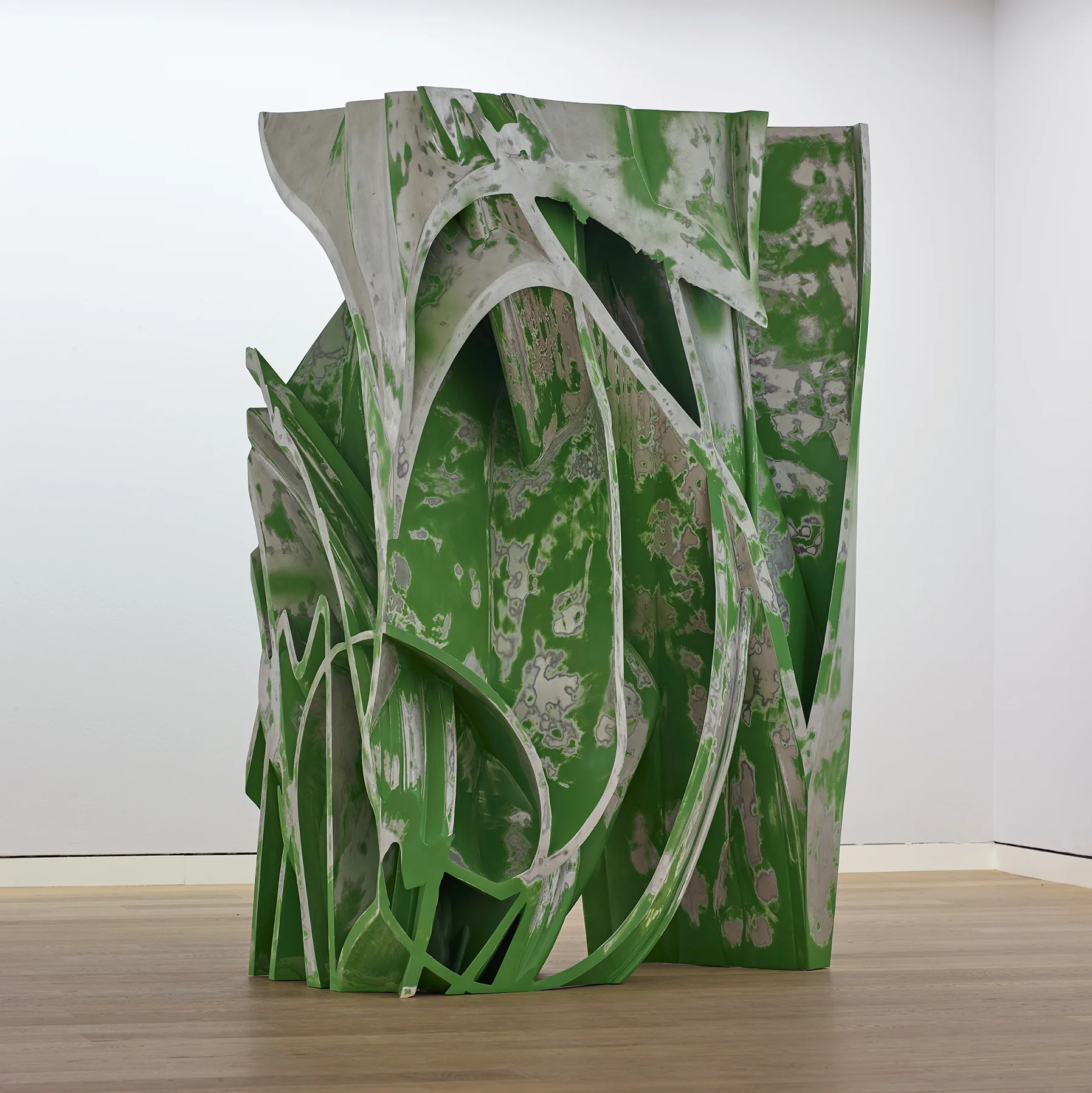 Tony Cragg Parts of the World 2015 Painted Aluminium 200x133x66 cm Photo: Michael Richter