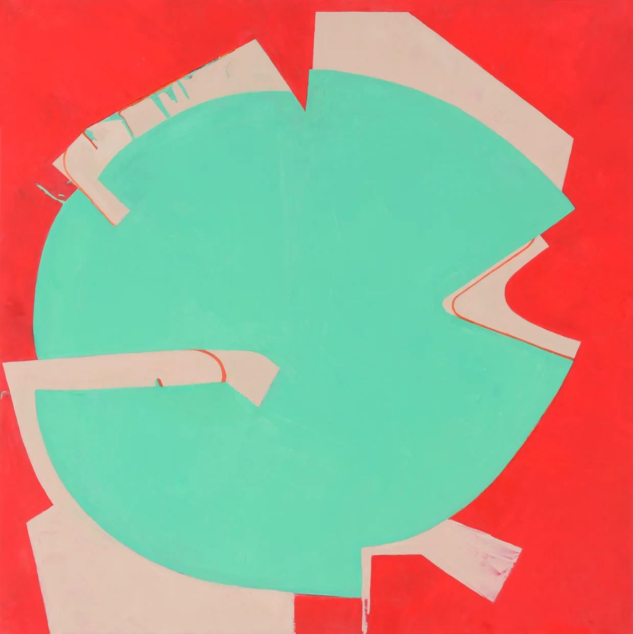 Maverick , 2016, oil on panel, 36 x 36 inches