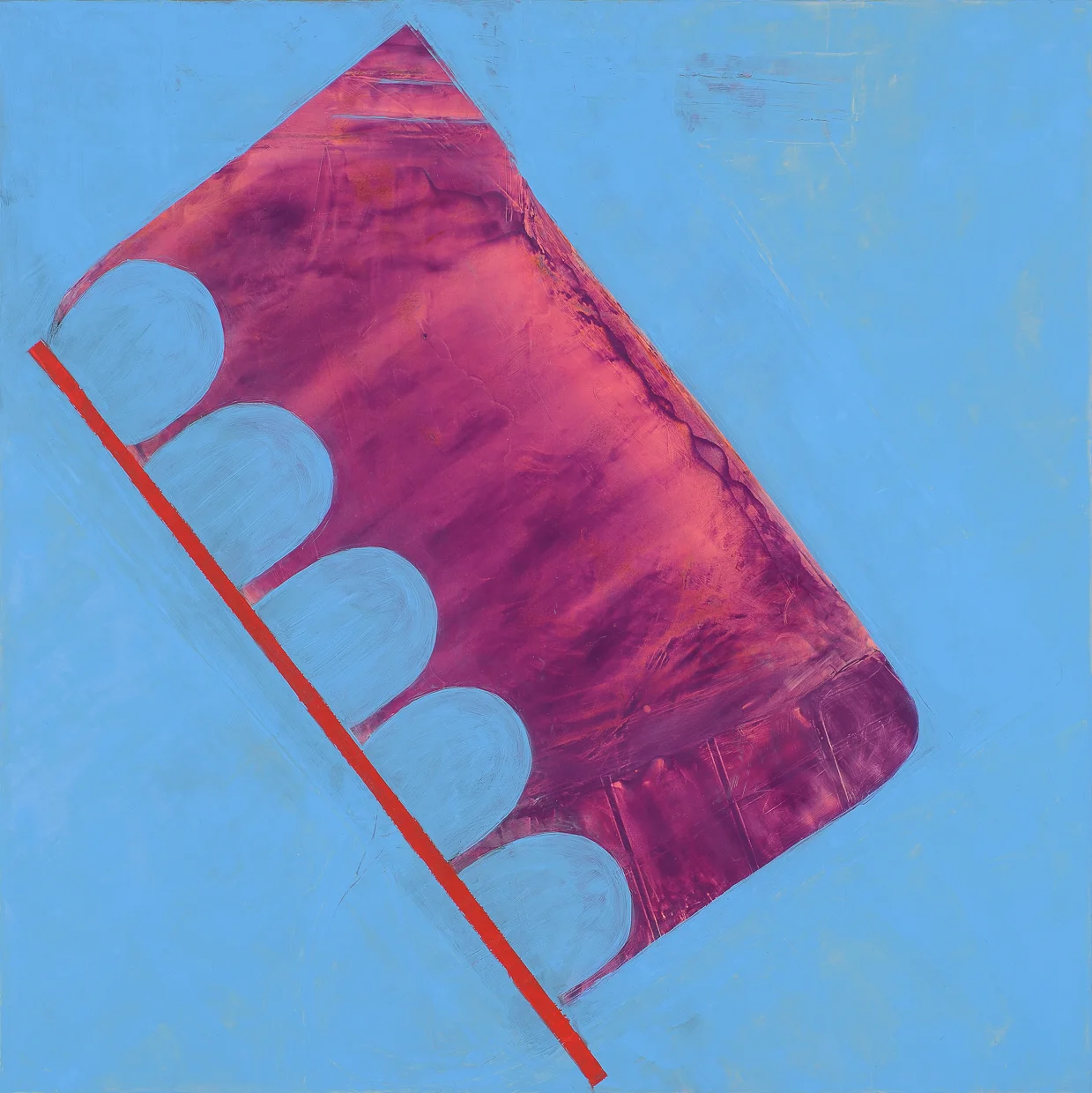 Go-Getter , 2015, oil on panel, 16 x 16 inches