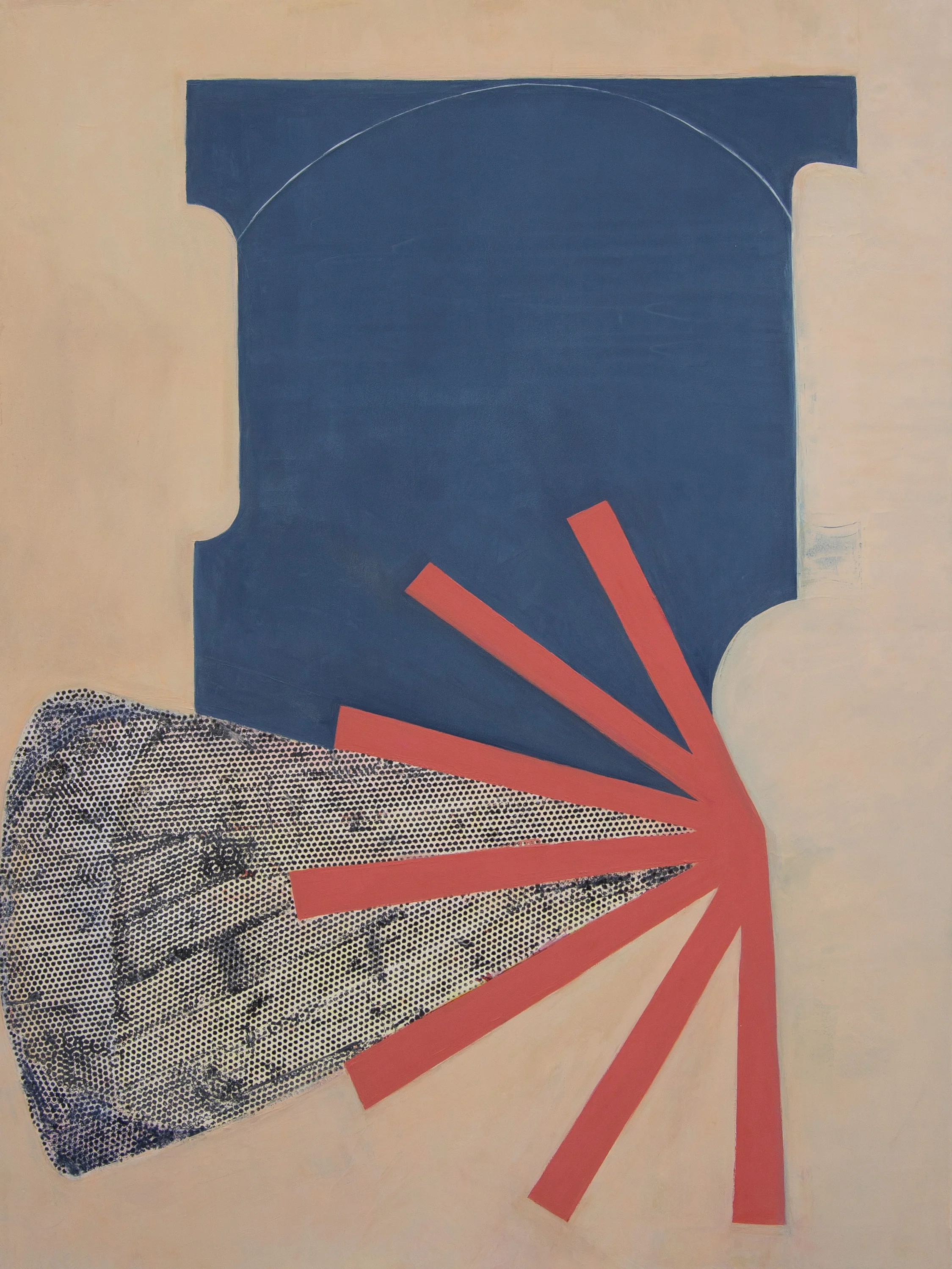 Incremental , 2015, oil on panel, 40 x 30 inches