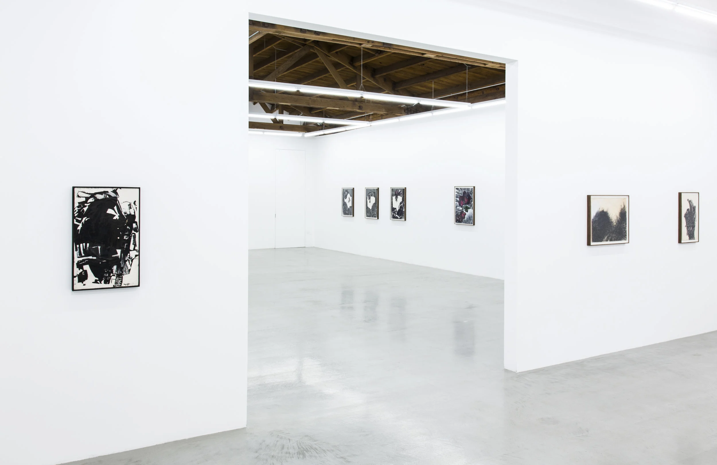 Deborah Remington A Life in Drawing , 1950 - 2006 nstallation view Image courtesy Parrasch Heijnen Gallery