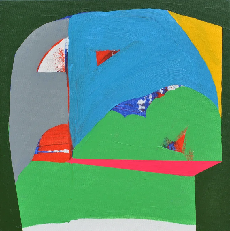 The Lover Speaks, 2016, acrylic on canvas, 20 x 20 in.