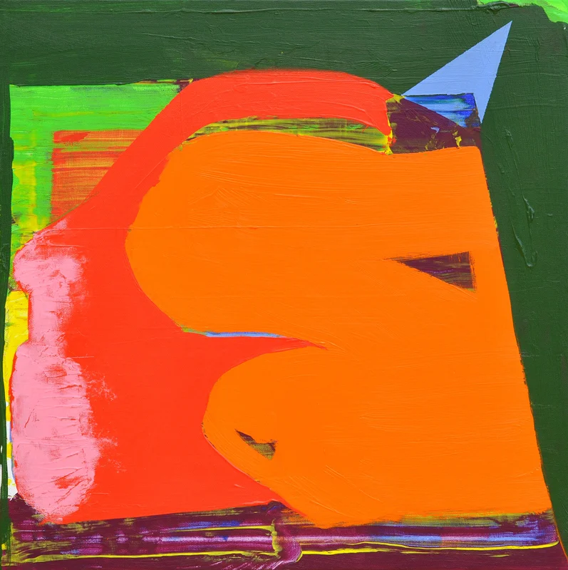 Agamemnon, 2016, acrylic on canvas, 20 x 20 in.