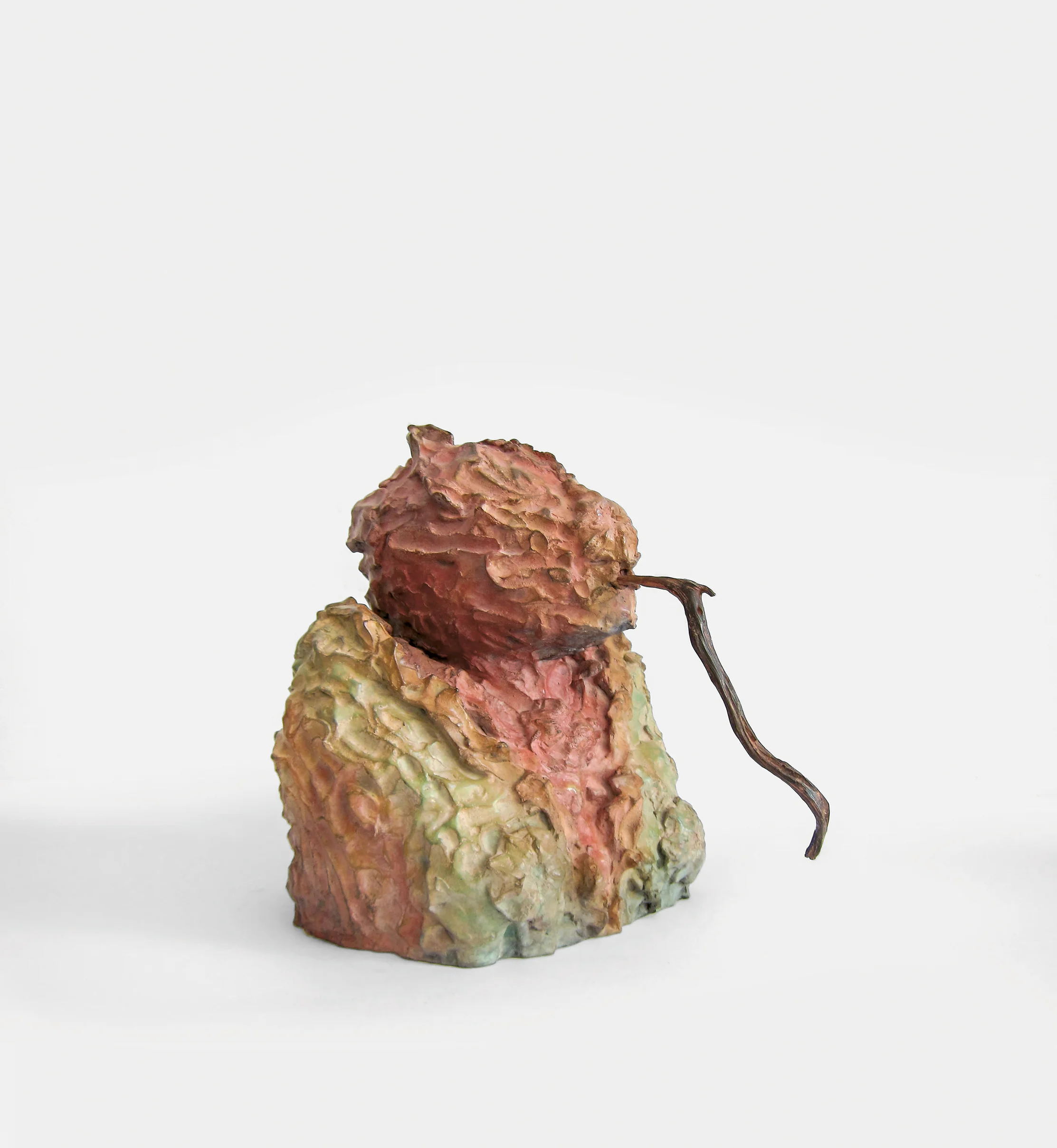 sein (mit Stock), 2009, bronze, 39 × 39 × 42 cm (15.35 × 15.35 × 16.53 in) © Jonny Star, Photo: Jonny Star