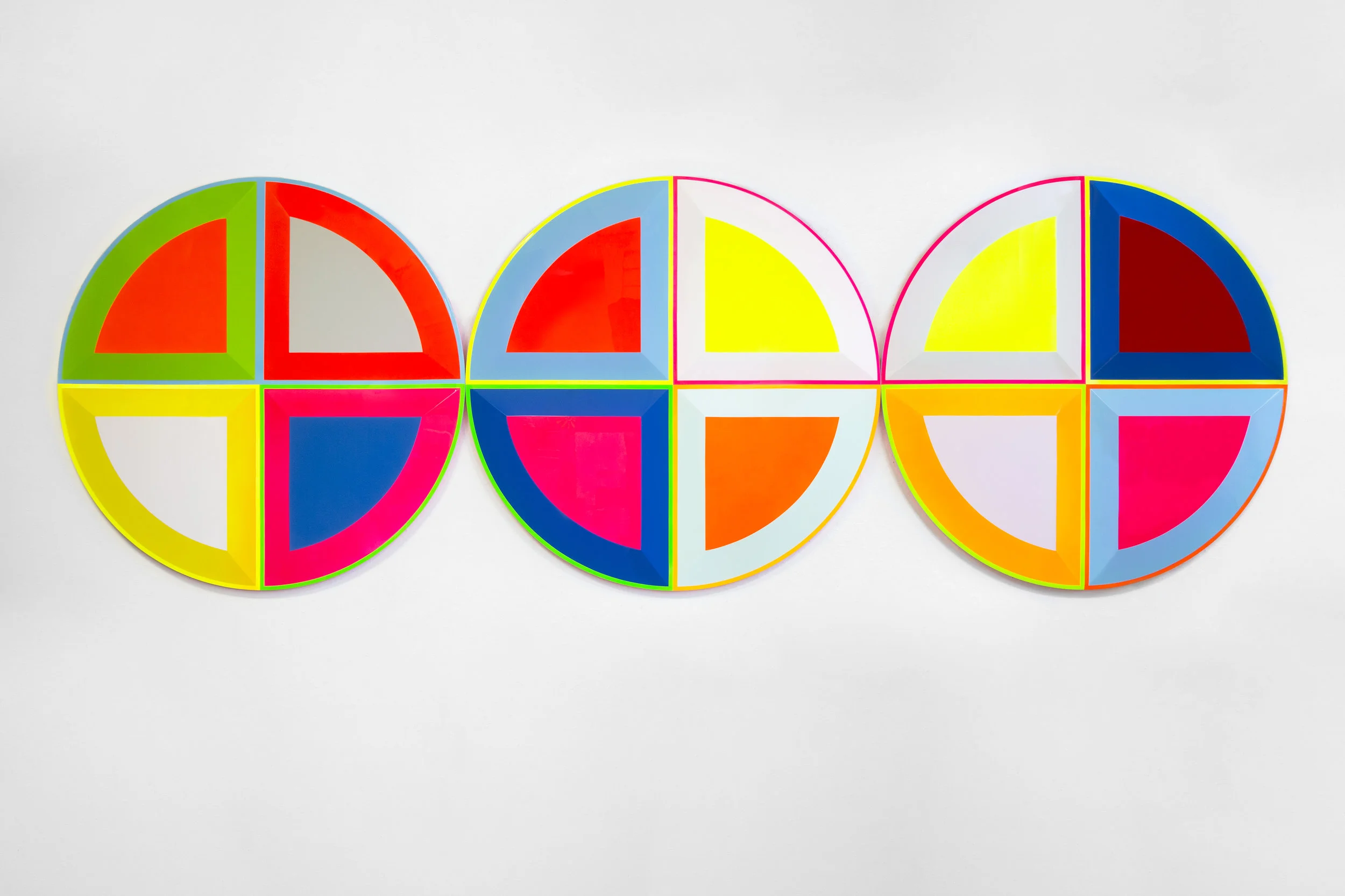 ntitled (ADHD) , 2016, Urethane paint on wood, 60 x 180 x 2.25 inches. Photo: PD Rearick