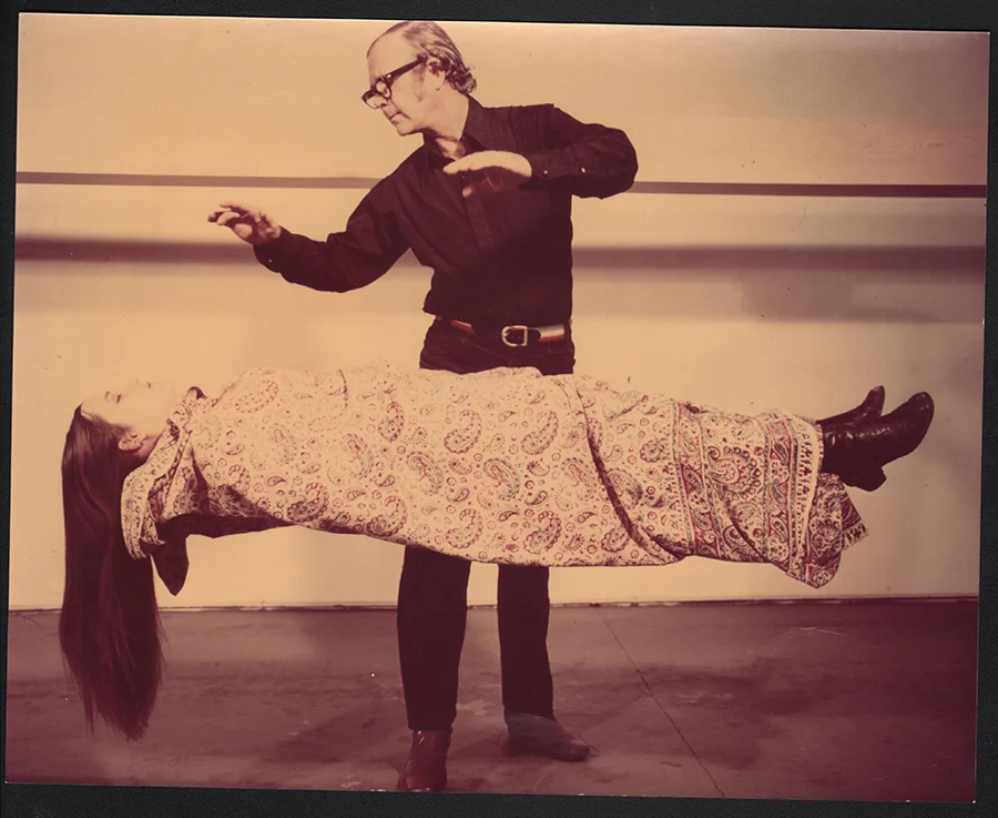 A Special Occurrence, 1971, performance at the Marcel Duchamp Festival at UC Irvine organized Barbara Rose and Moira Roth
