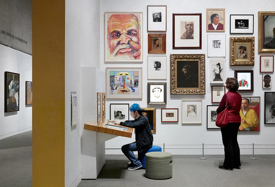 Installation view: Gallery of California Art at OMCA . Courtesy of Oakland Museum of California. Photo: Matthew Millman .