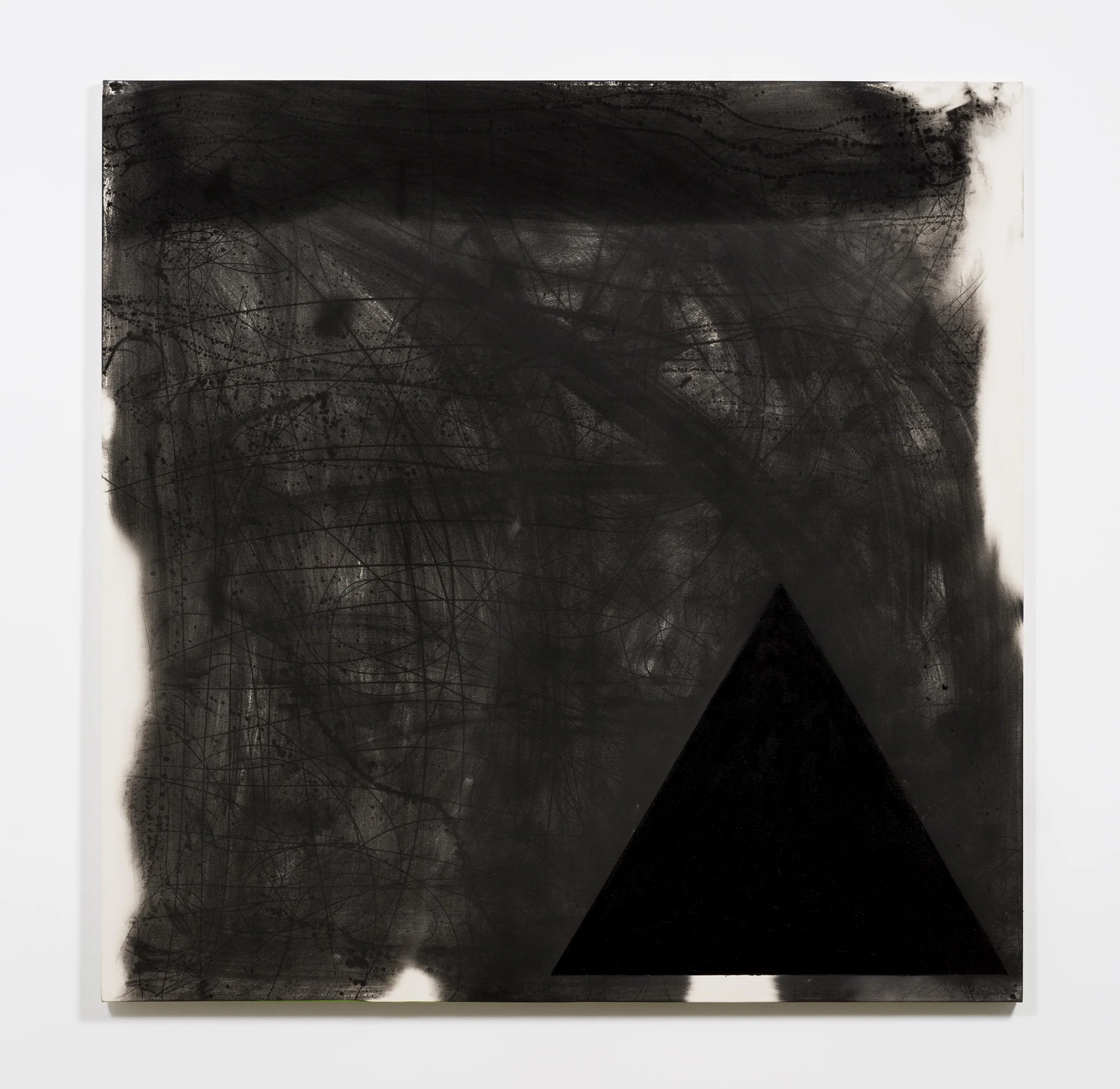 Lisa Diane Wedgeworth Self Portrait as Triangle with Aura (Daughter Sister Mother) #1 , 2018 Acrylic and oil on canvas 182.9 x 182.9 x 3.8 cm 72 x 72 x 1 1/2 in