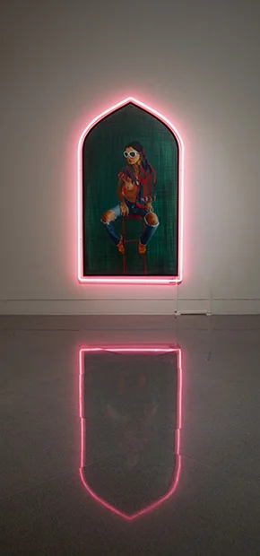 Taravat Talepasand , Westoxicated , 2015–18, installation view, Bay Area Now 8 , Yerba Buena Center for the Arts, San Francisco, 2018. Courtesy Yerba Buena Center for the Arts. Photograph by John Foster Cartwright.