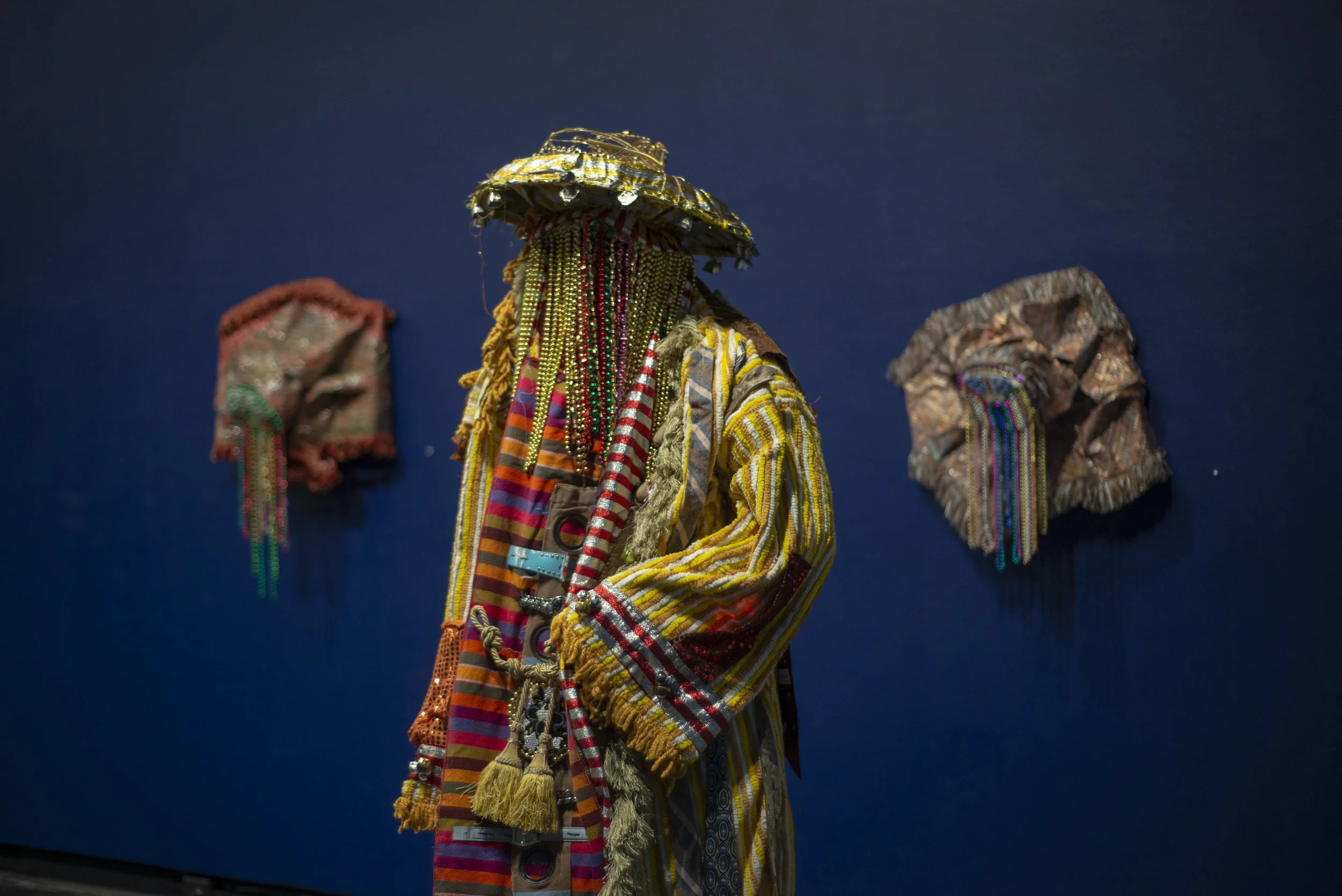 Ara Oru Kinkin (Masquerades Mythology) , Installation View, Lawndale Art Center